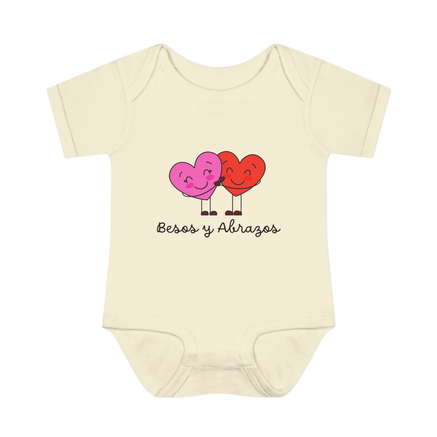 Besos Infant Baby Rib Bodysuit