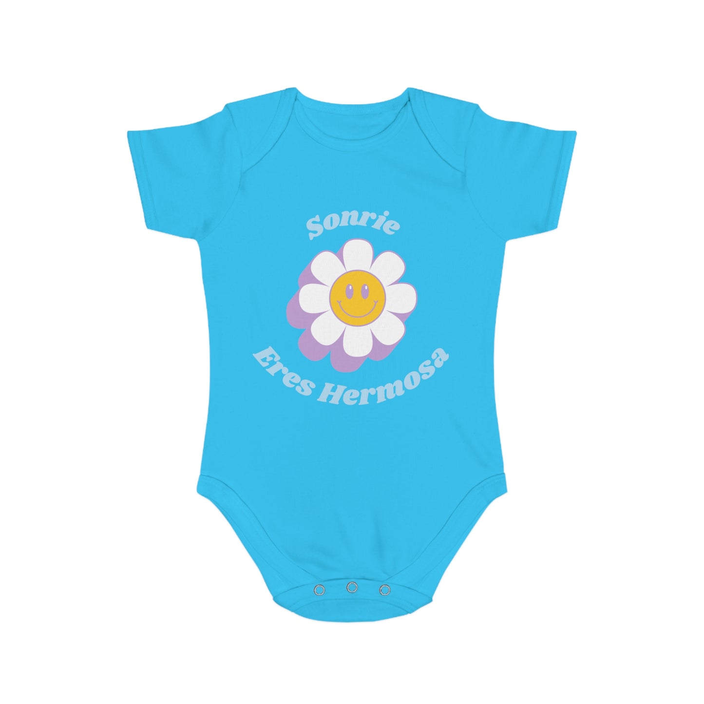 Sonrie Short Sleeve Baby Bodysuit