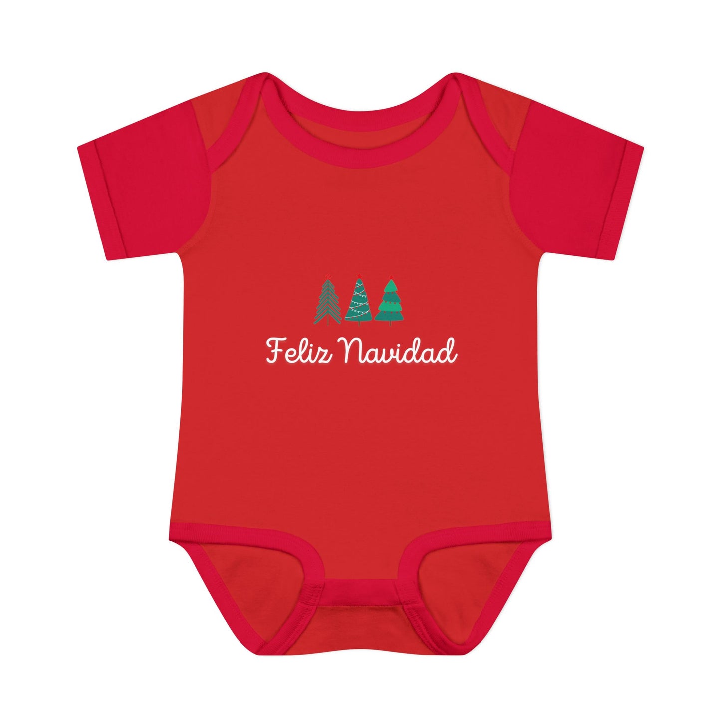 Feliz Navidad Infant Baby Rib Bodysuit