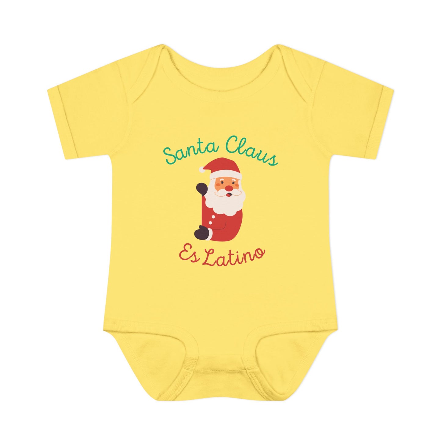 Santa Claus Infant Baby Rib Bodysuit
