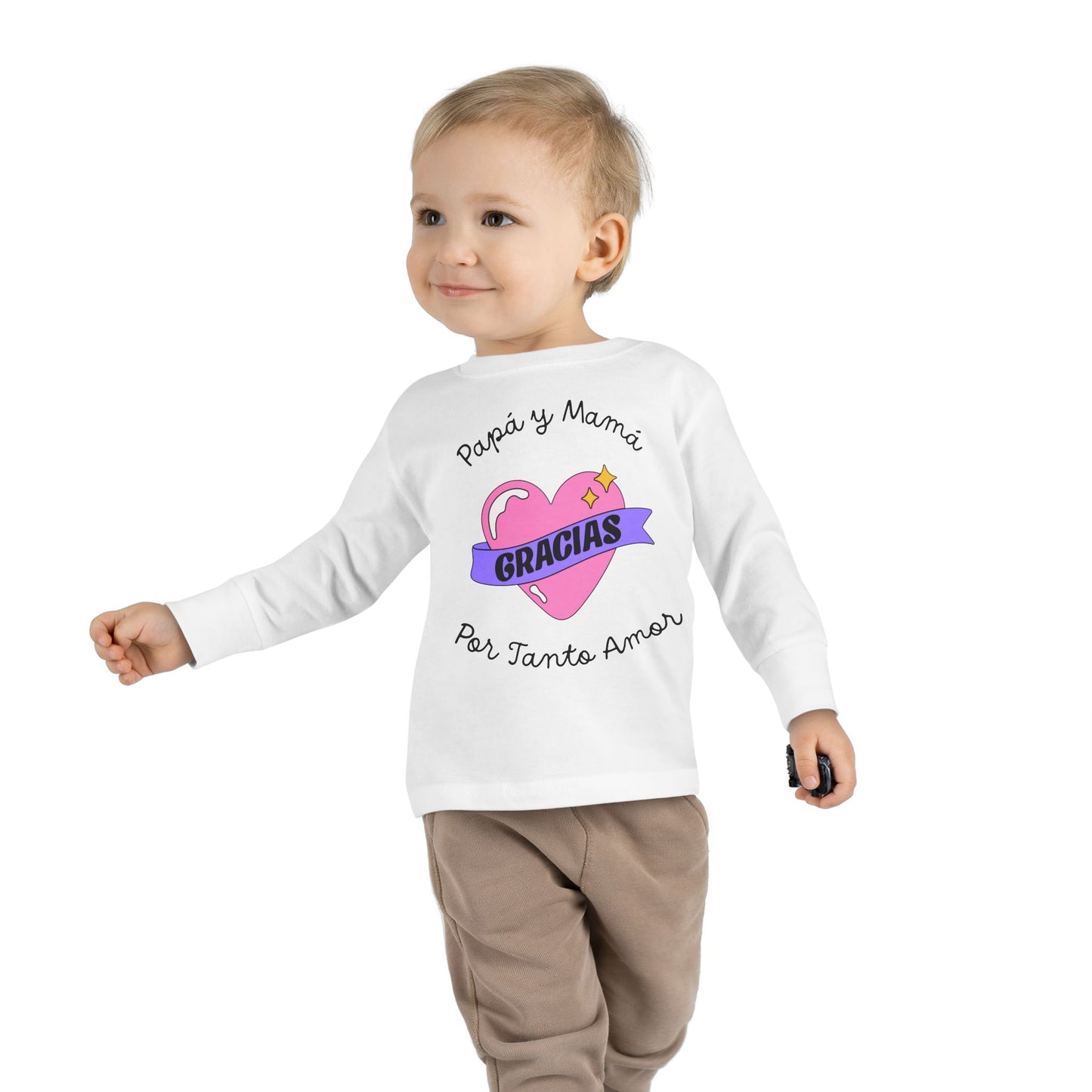 Gracias Toddler Long Sleeve Tee