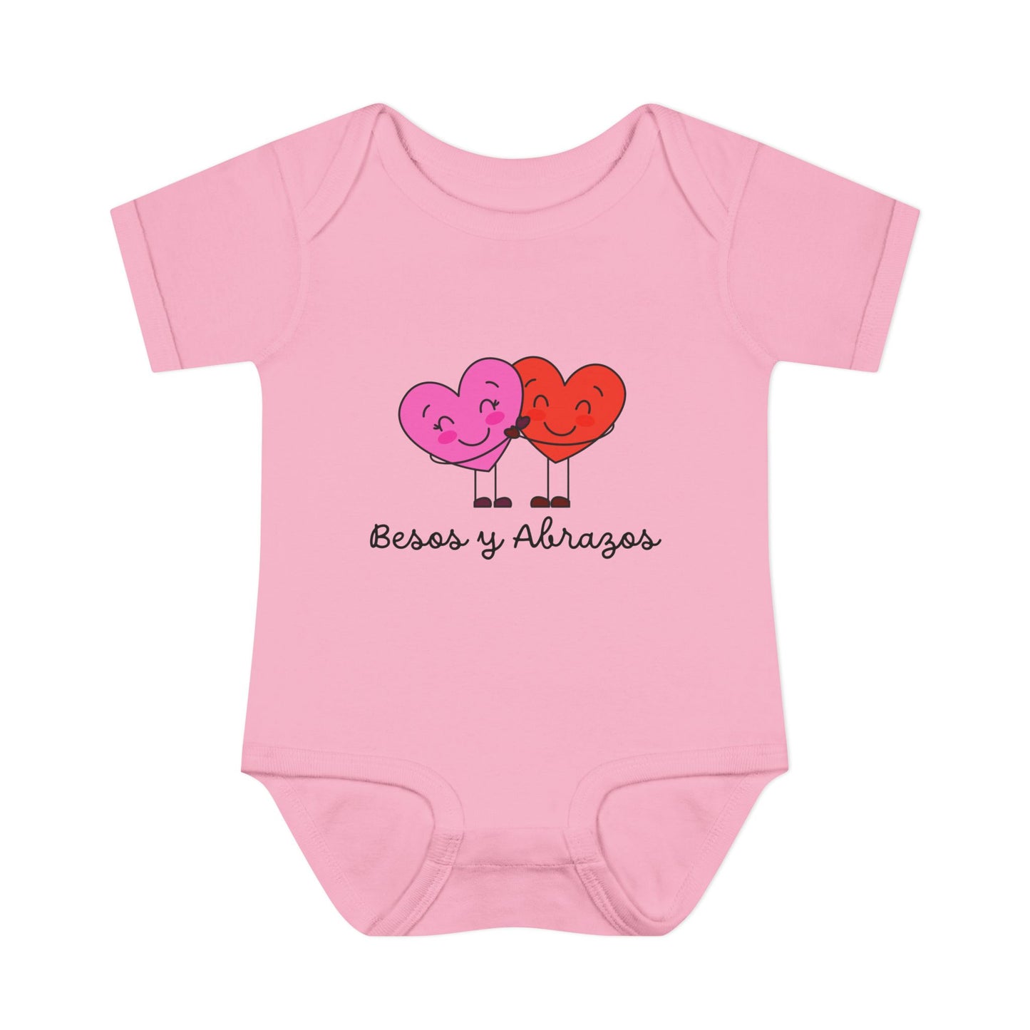 Besos Infant Baby Rib Bodysuit