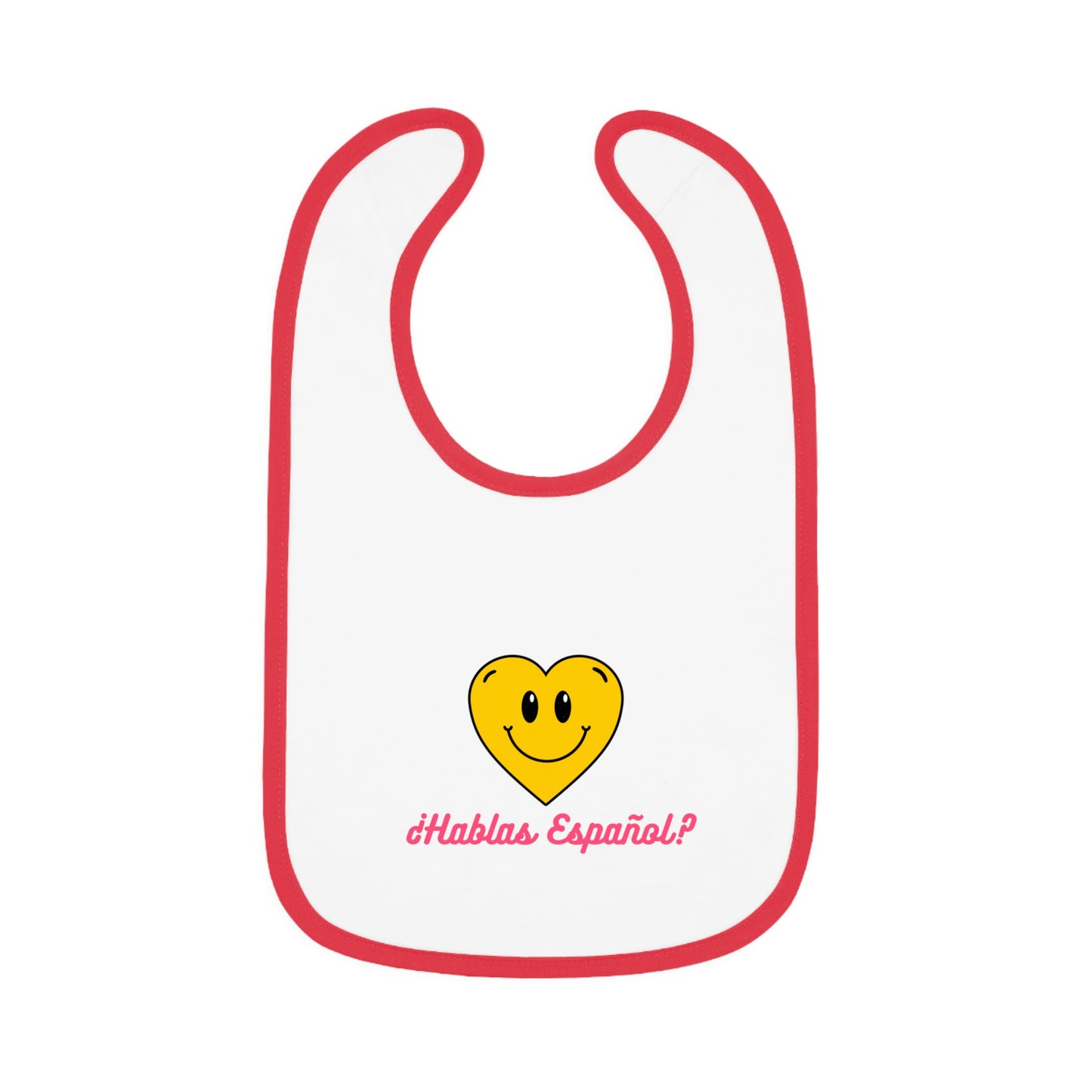 Español Baby Contrast Trim Jersey Bib