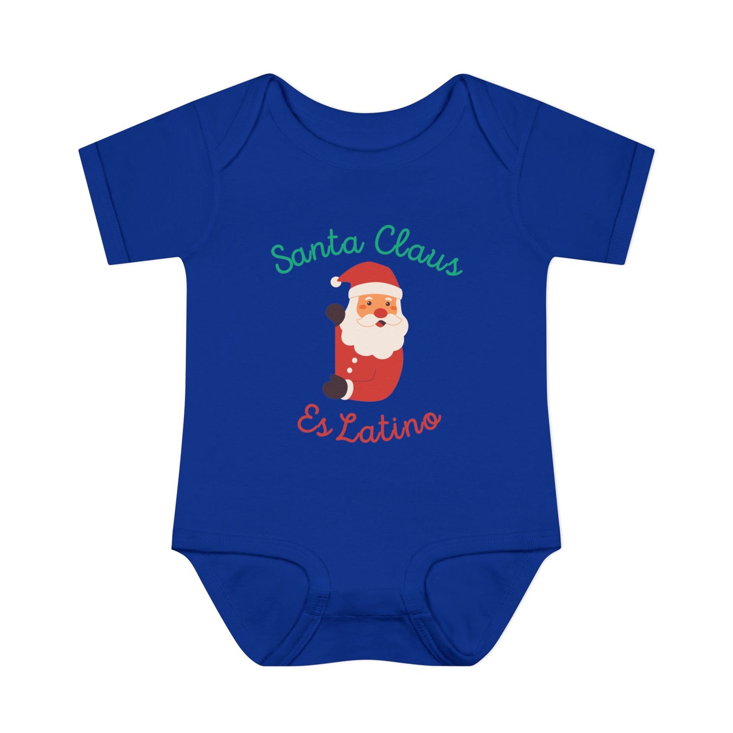 Santa Claus Infant Baby Rib Bodysuit