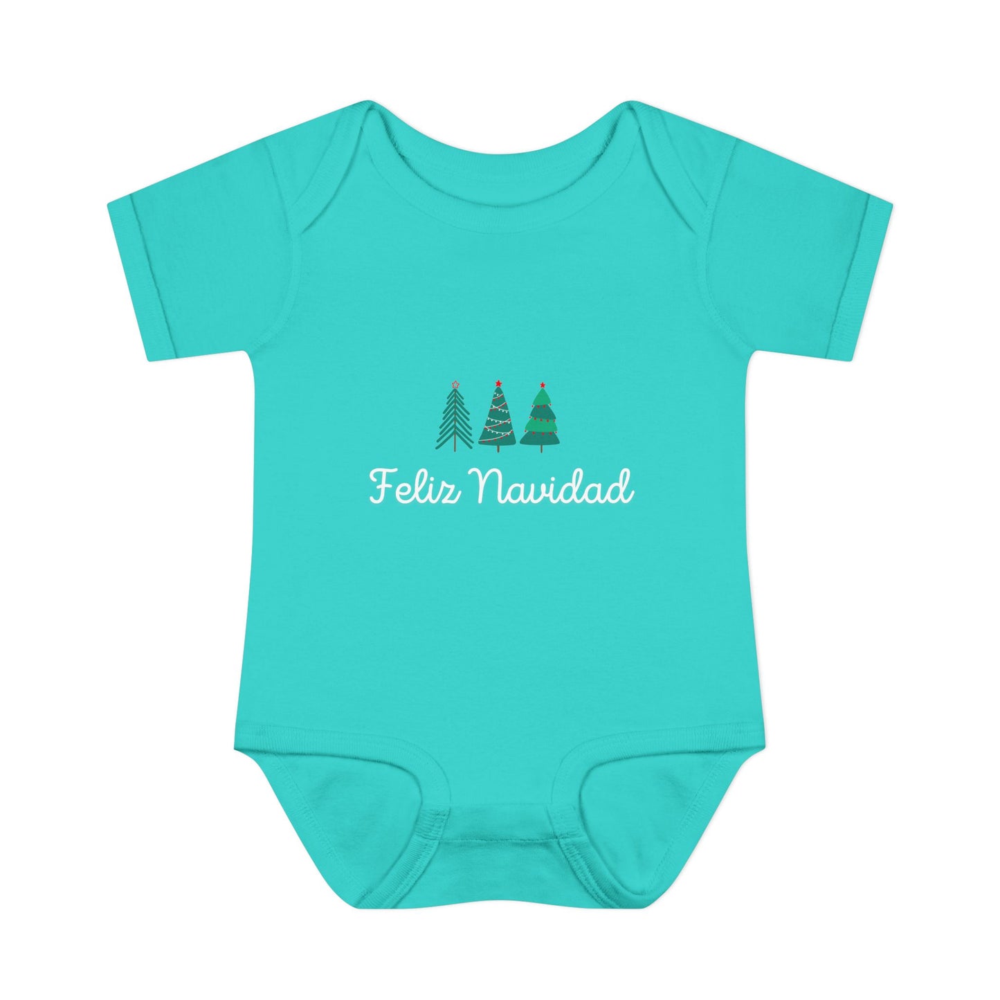 Feliz Navidad Infant Baby Rib Bodysuit