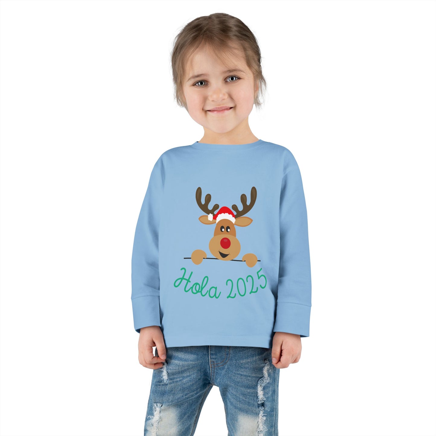 Hola 2025 Toddler Long Sleeve Tee