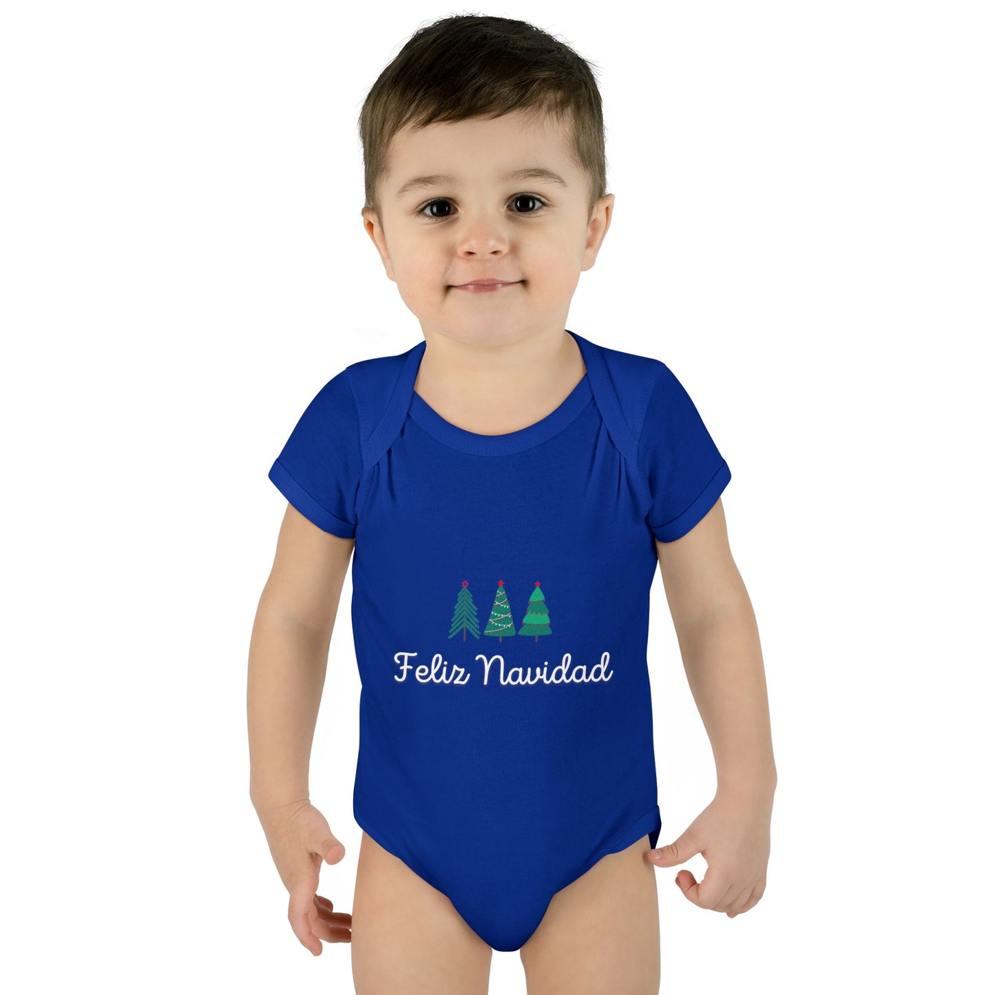 Feliz Navidad Infant Baby Rib Bodysuit