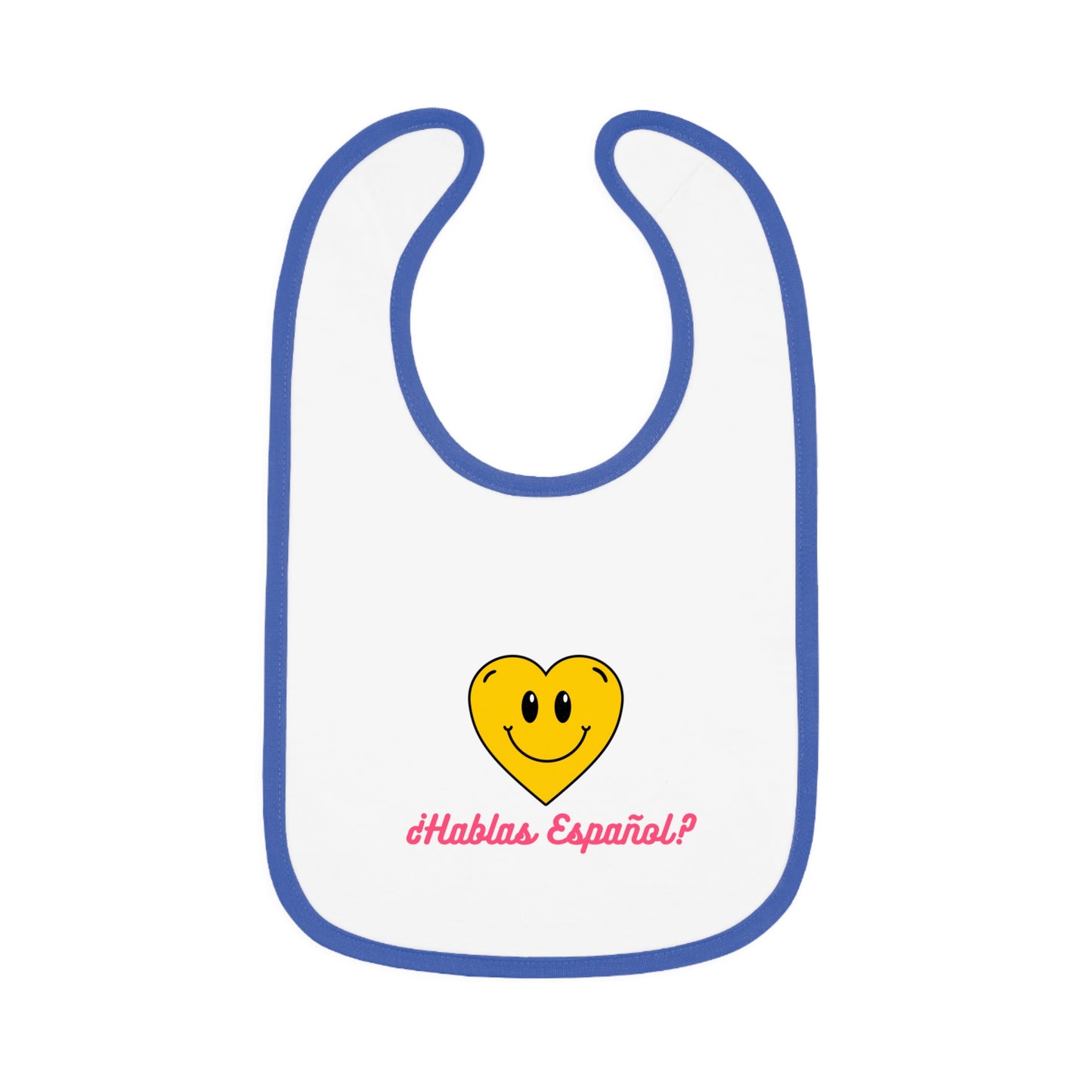Español Baby Contrast Trim Jersey Bib