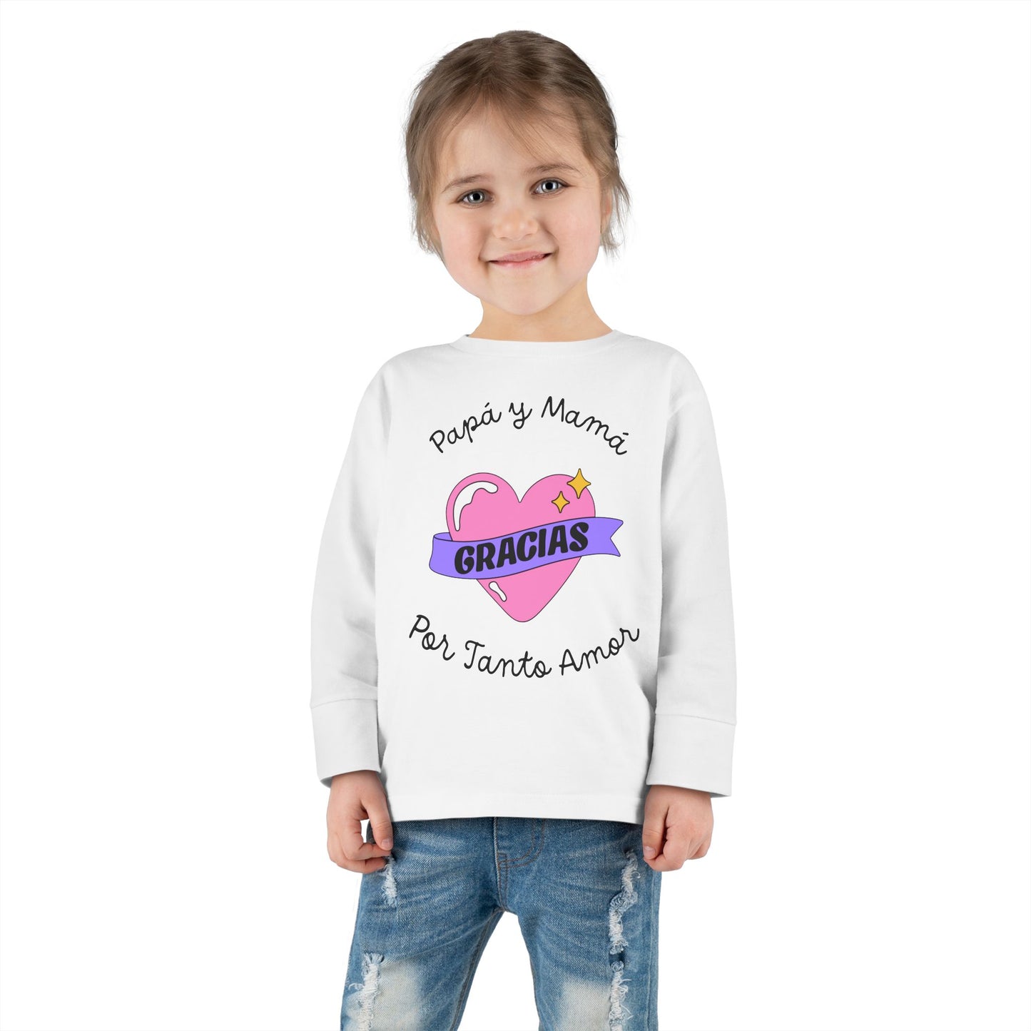 Gracias Toddler Long Sleeve Tee