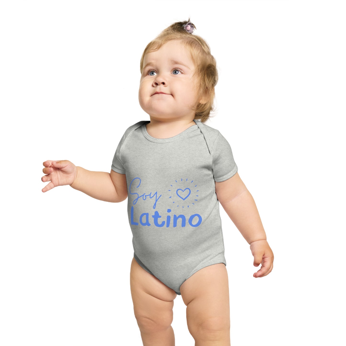 Soy Latino Short Sleeve Baby Bodysuit