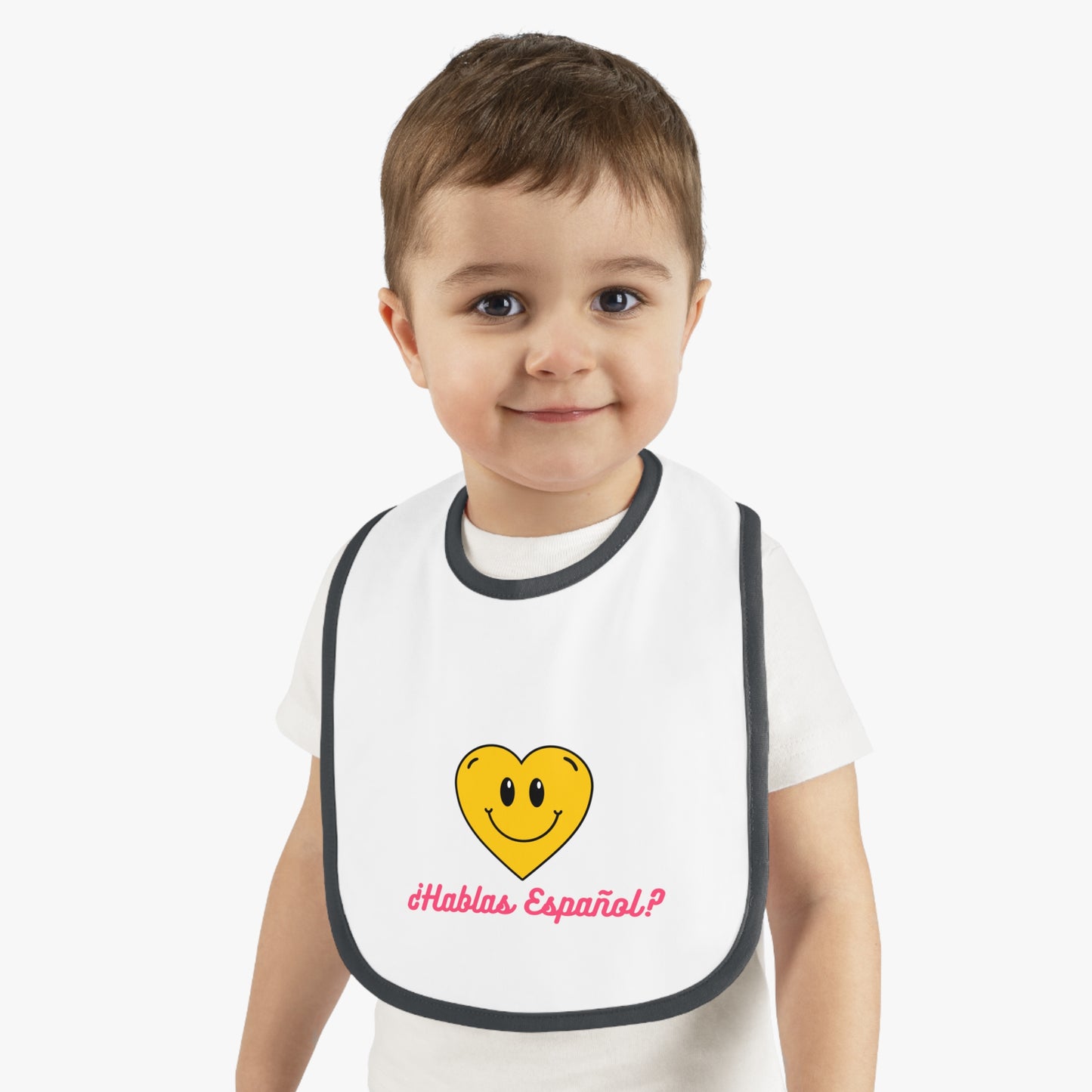 Español Baby Contrast Trim Jersey Bib