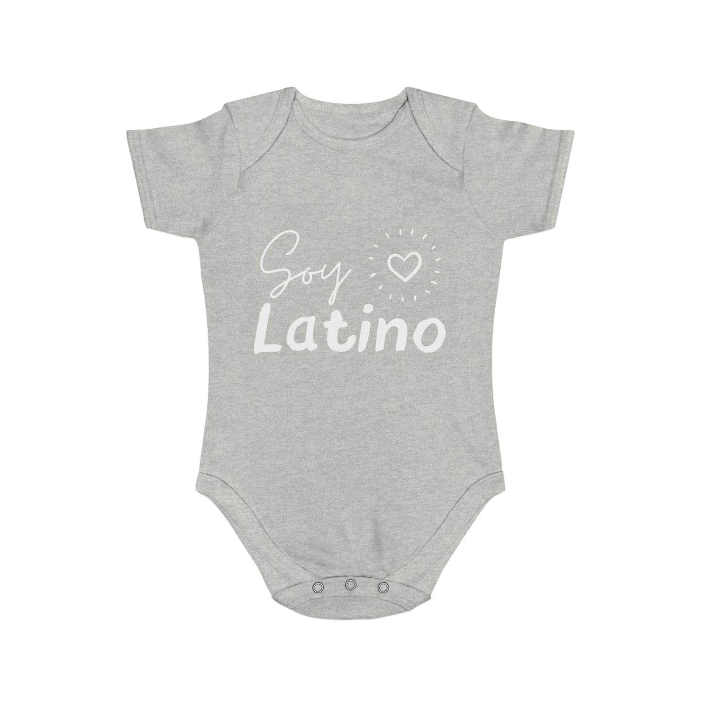 Soy Latino Short Sleeve Baby Bodysuit