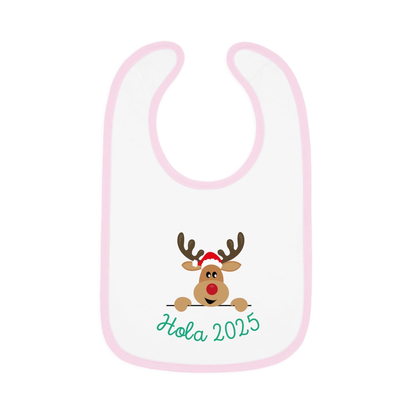 Hola 2025 Baby Contrast Trim Jersey Bib