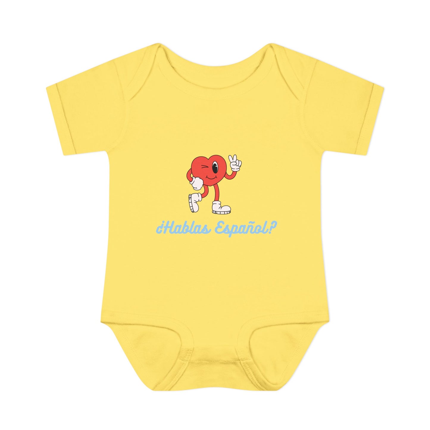 Hablas Español Infant Baby Rib Bodysuit