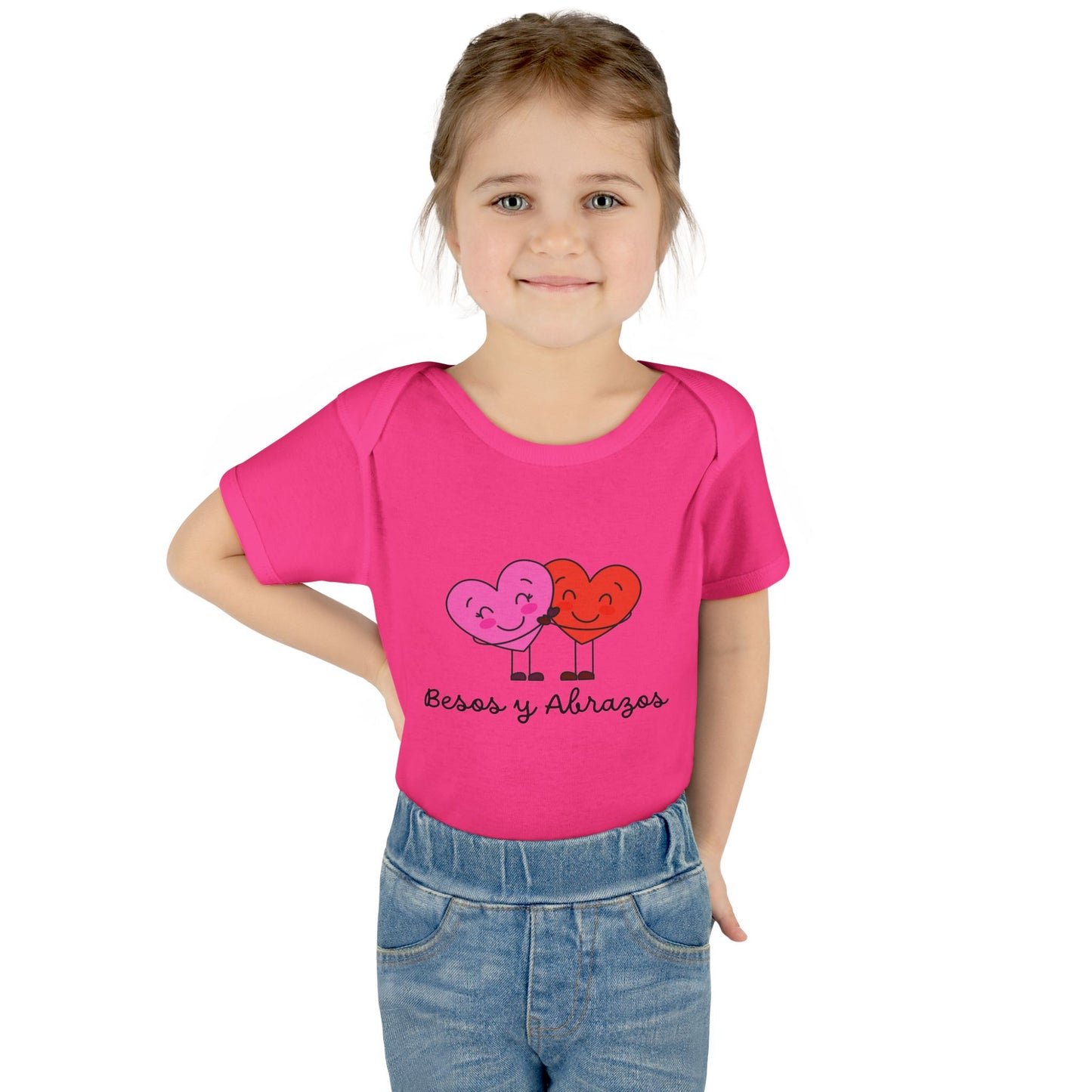 Besos Infant Baby Rib Bodysuit