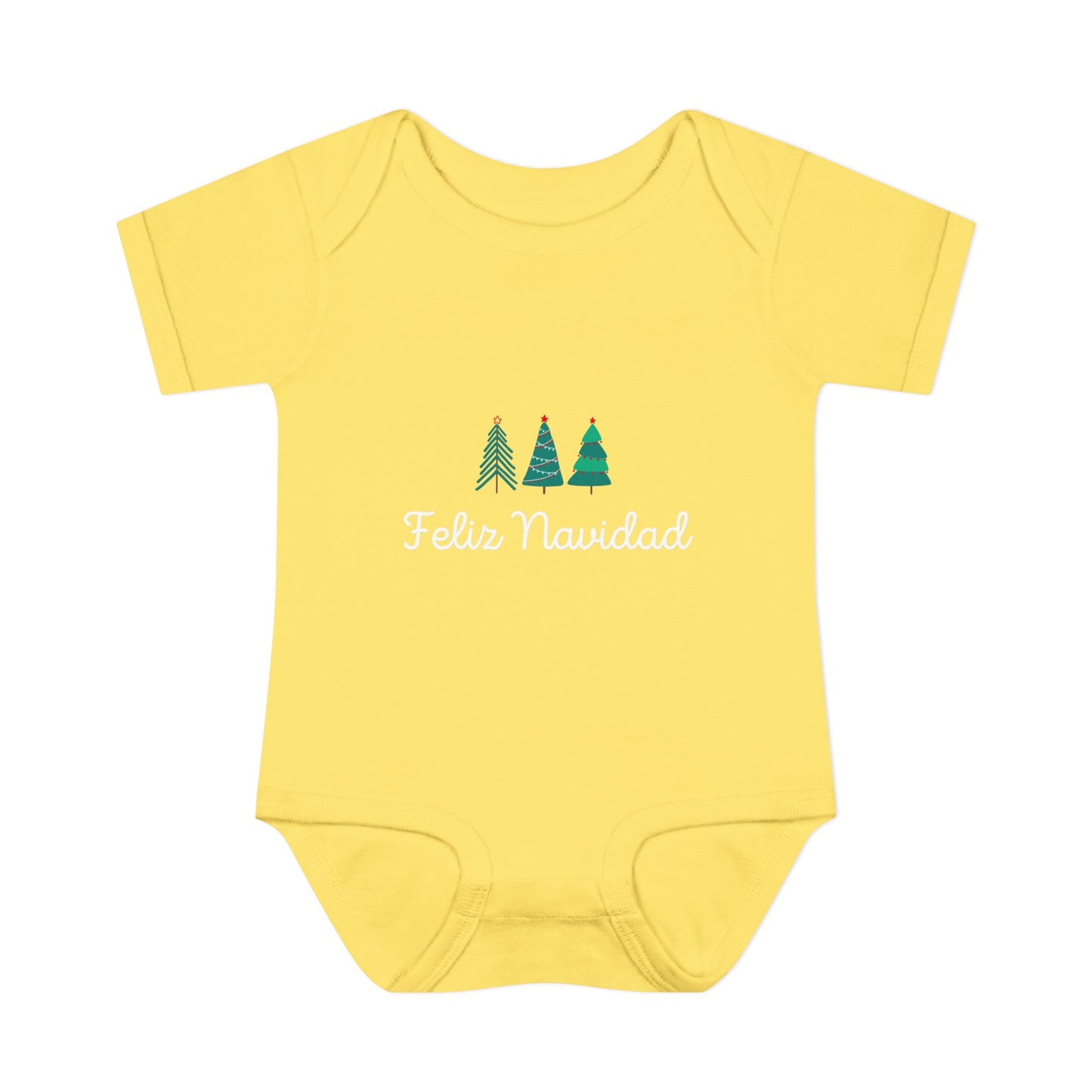Feliz Navidad Infant Baby Rib Bodysuit