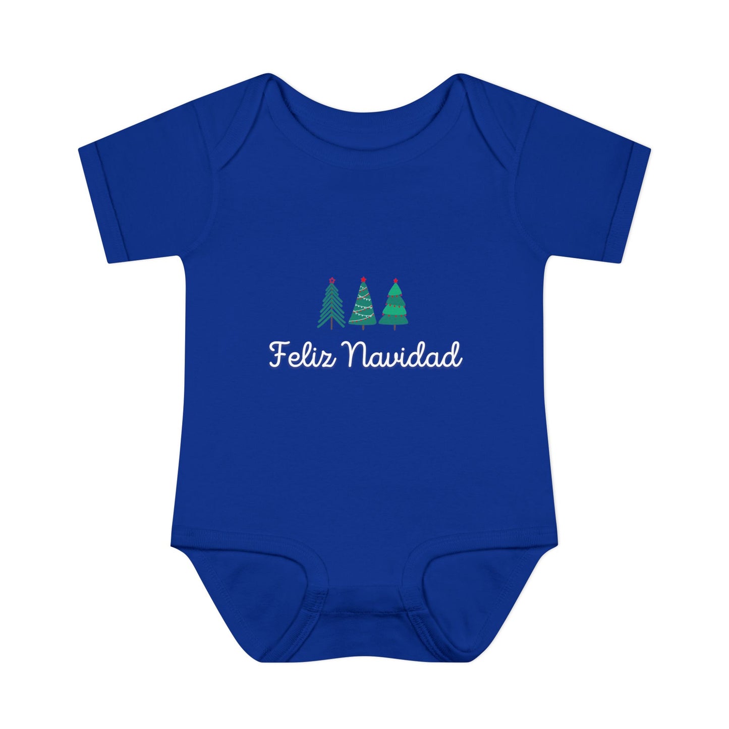 Feliz Navidad Infant Baby Rib Bodysuit