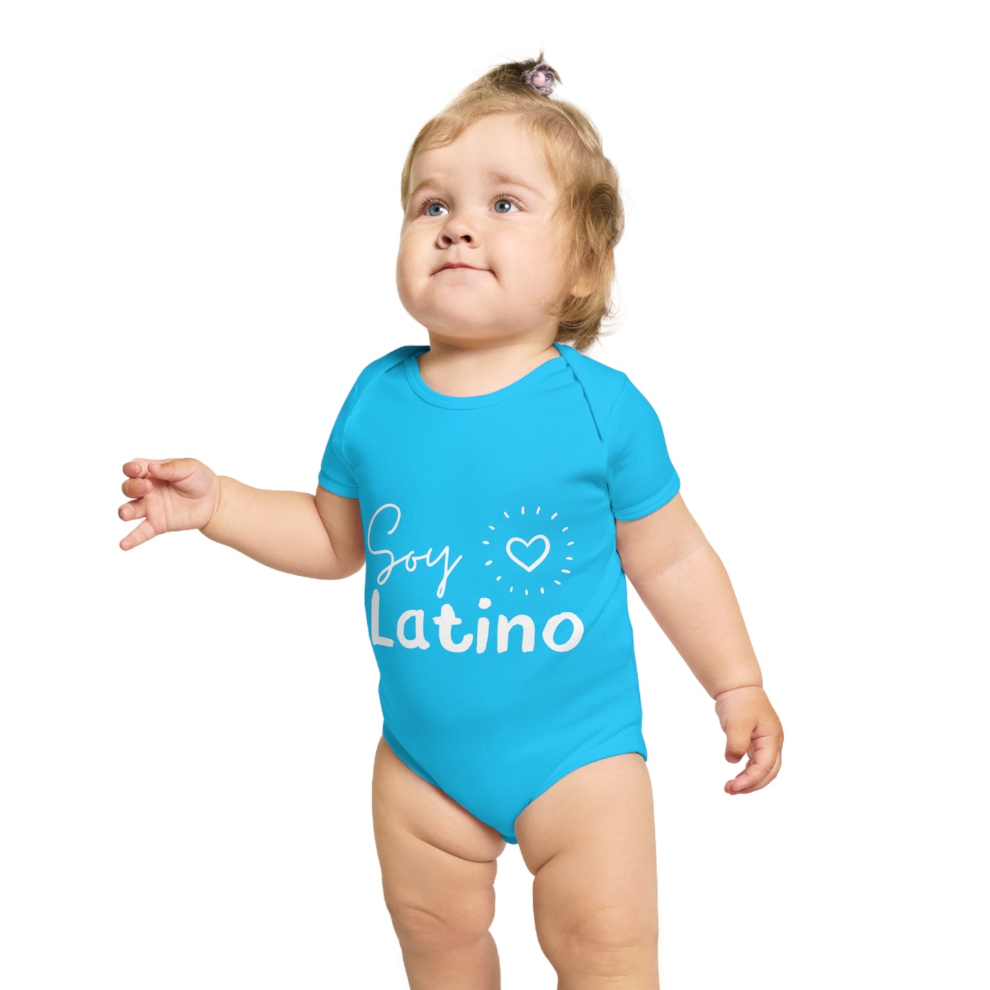 Soy Latino Short Sleeve Baby Bodysuit