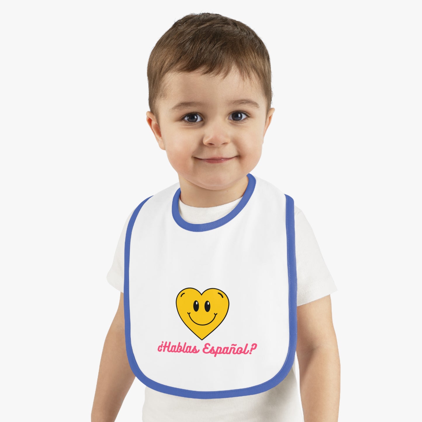 Español Baby Contrast Trim Jersey Bib