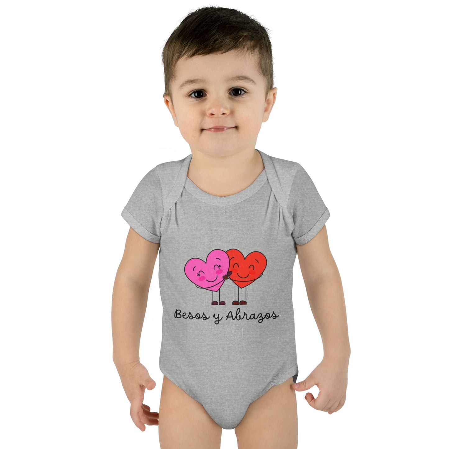 Besos Infant Baby Rib Bodysuit