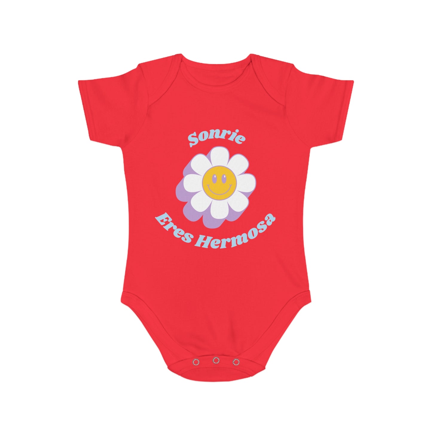 Sonrie Short Sleeve Baby Bodysuit
