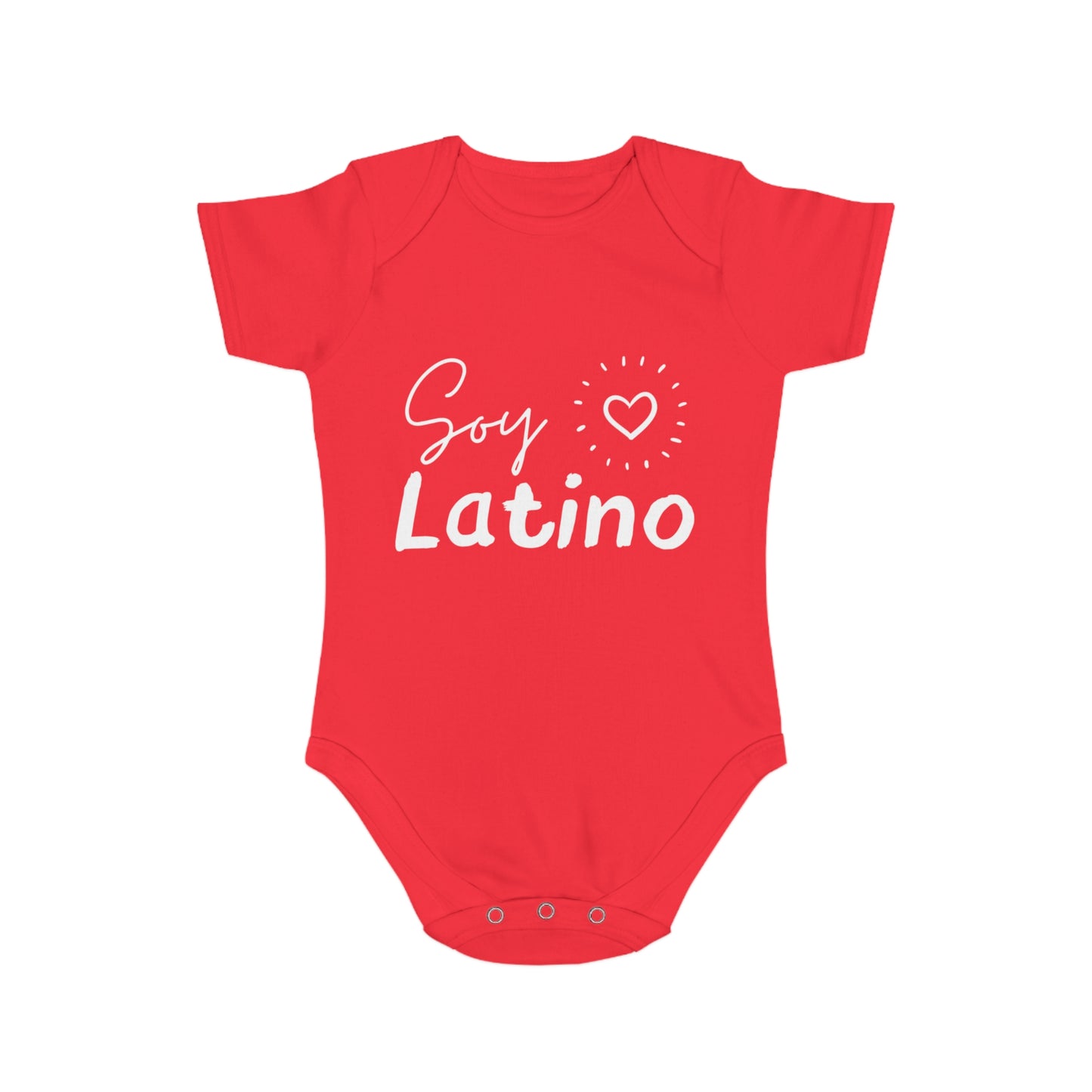 Soy Latino Short Sleeve Baby Bodysuit