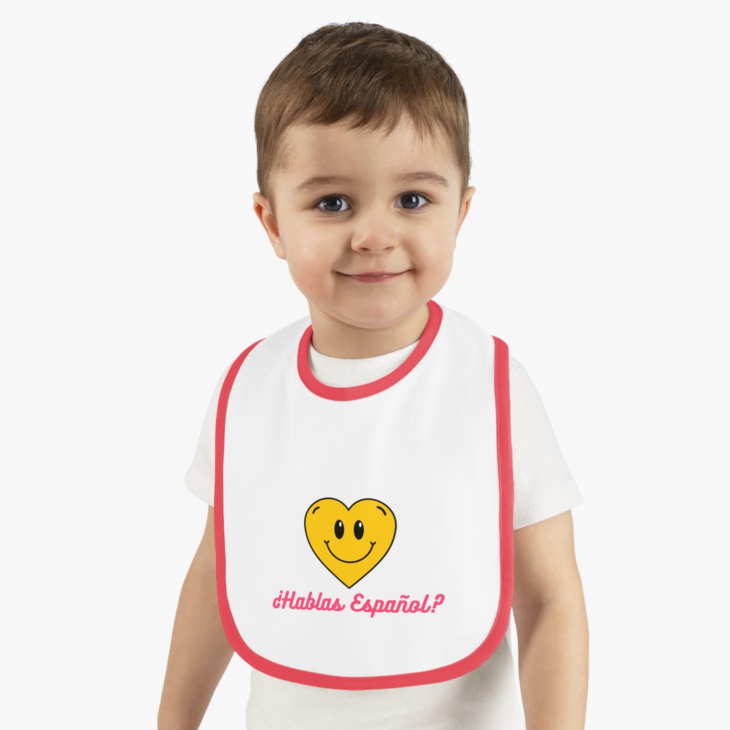 Español Baby Contrast Trim Jersey Bib