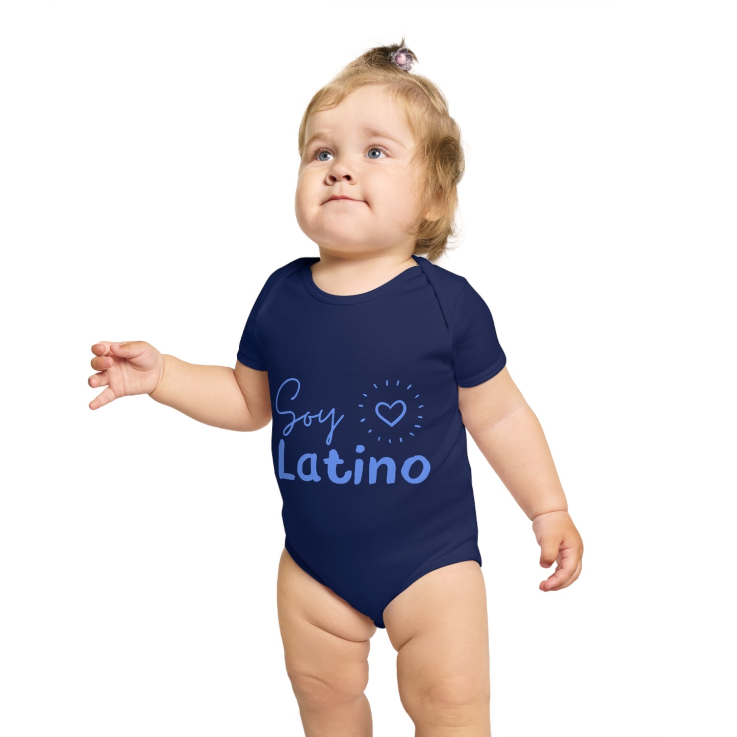 Soy Latino Short Sleeve Baby Bodysuit