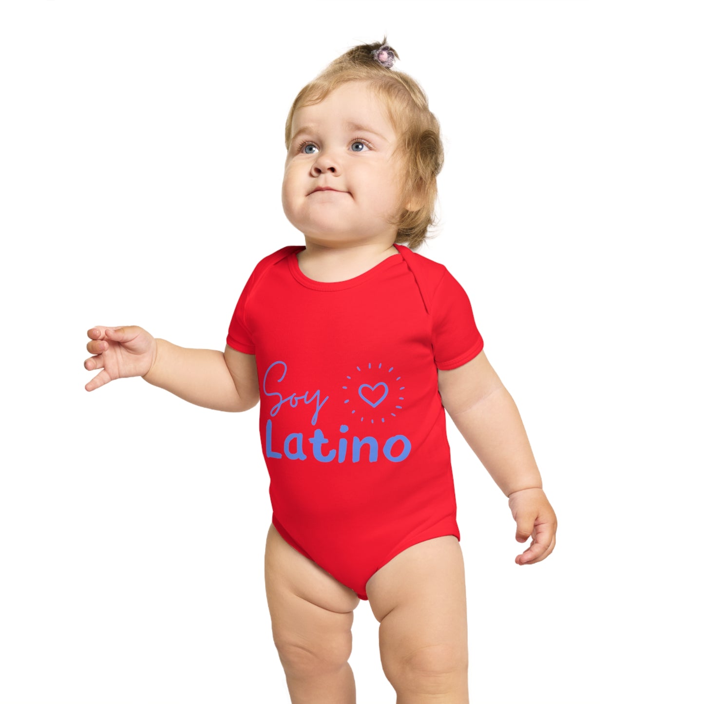 Soy Latino Short Sleeve Baby Bodysuit