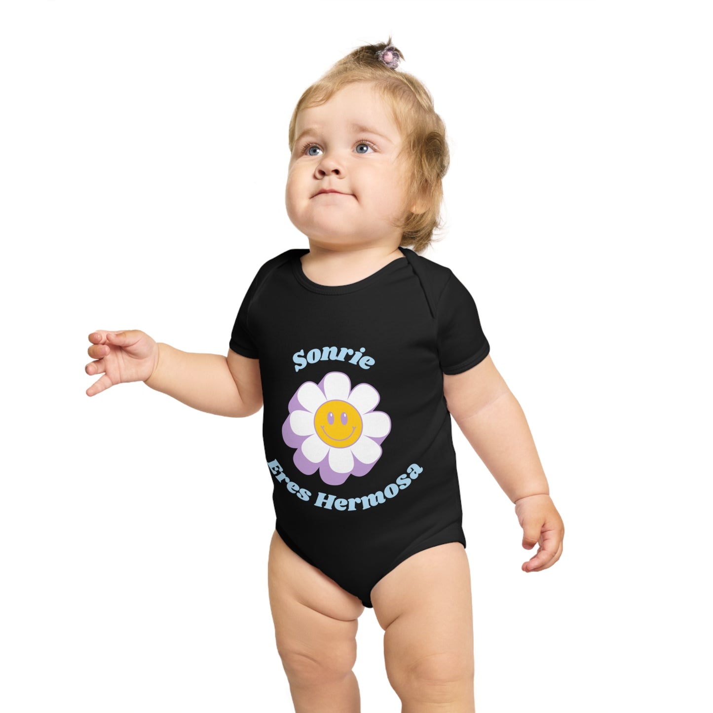 Sonrie Short Sleeve Baby Bodysuit