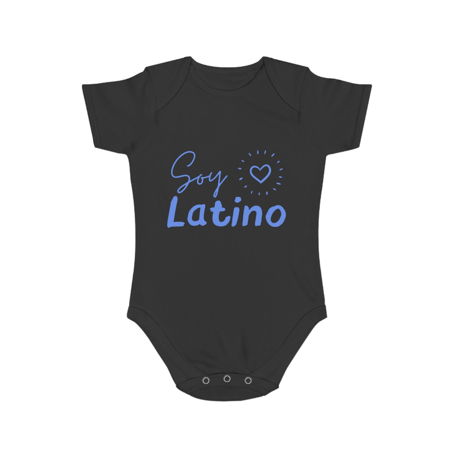 Soy Latino Short Sleeve Baby Bodysuit