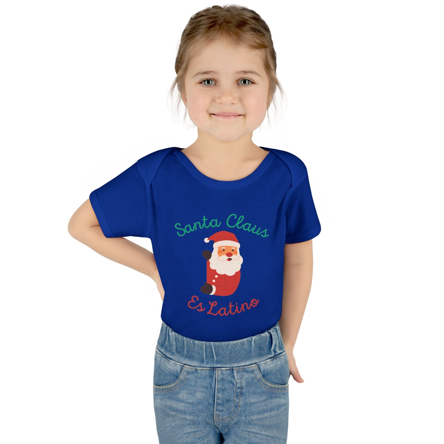 Santa Claus Infant Baby Rib Bodysuit