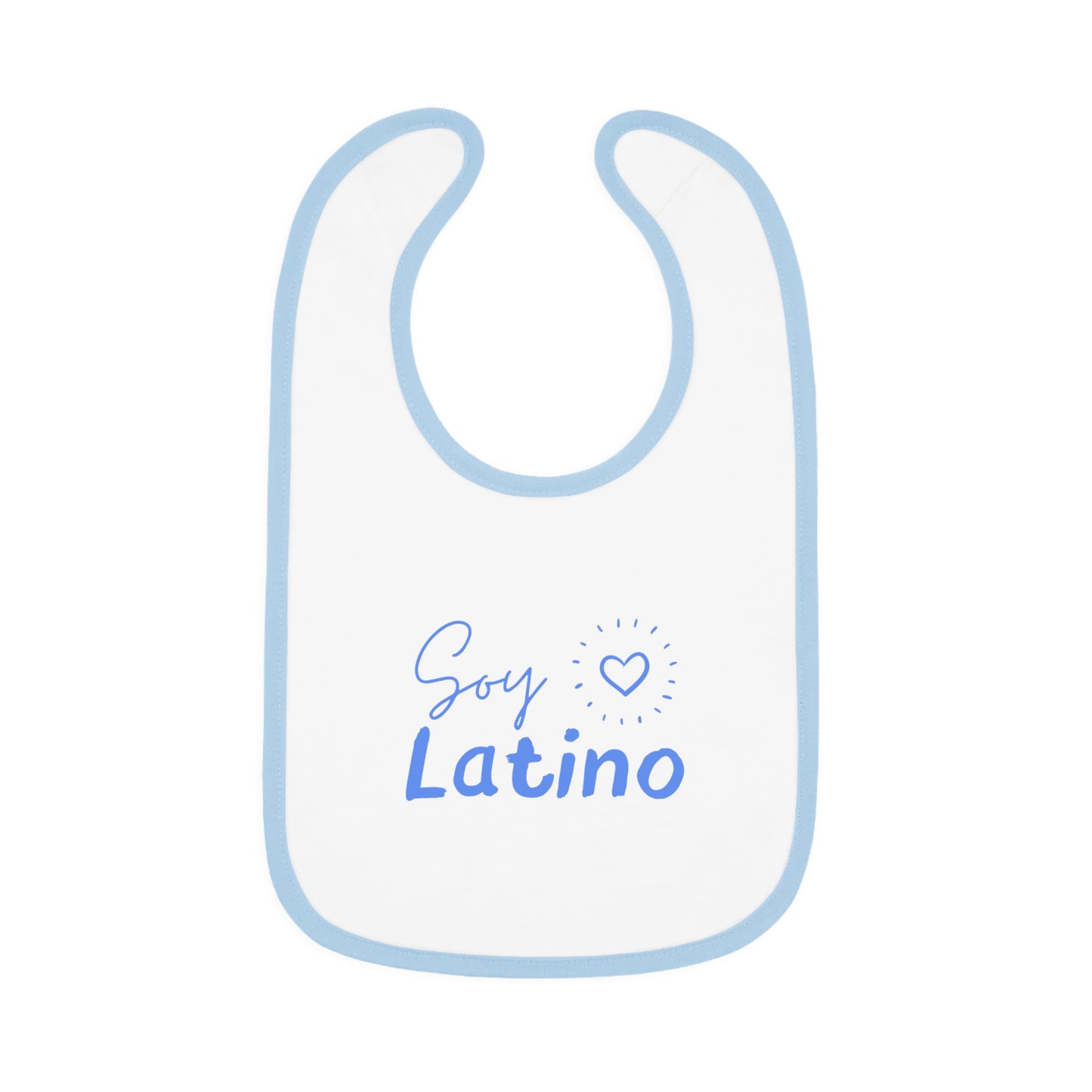 Soy Latino Baby Contrast Trim Jersey Bib