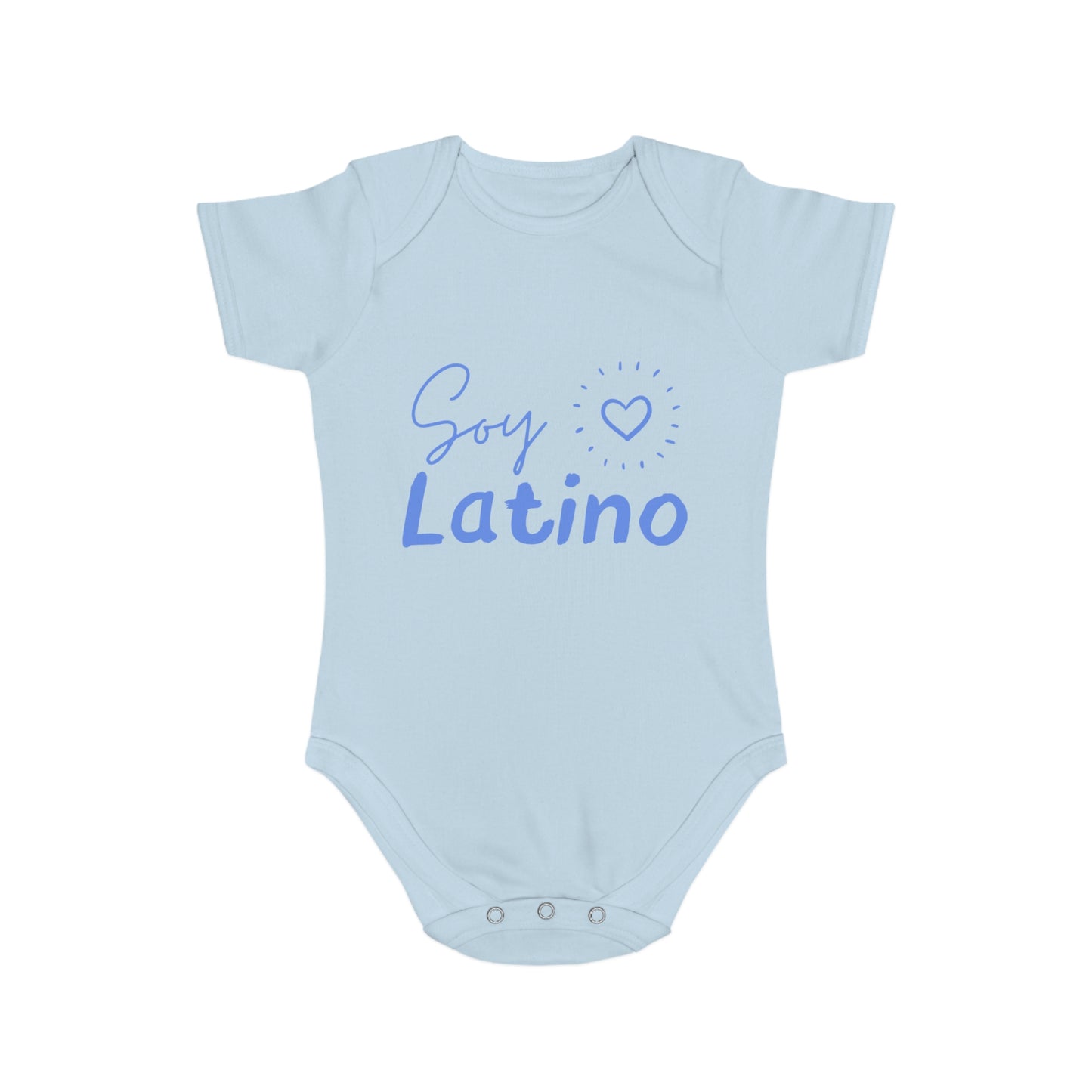 Soy Latino Short Sleeve Baby Bodysuit