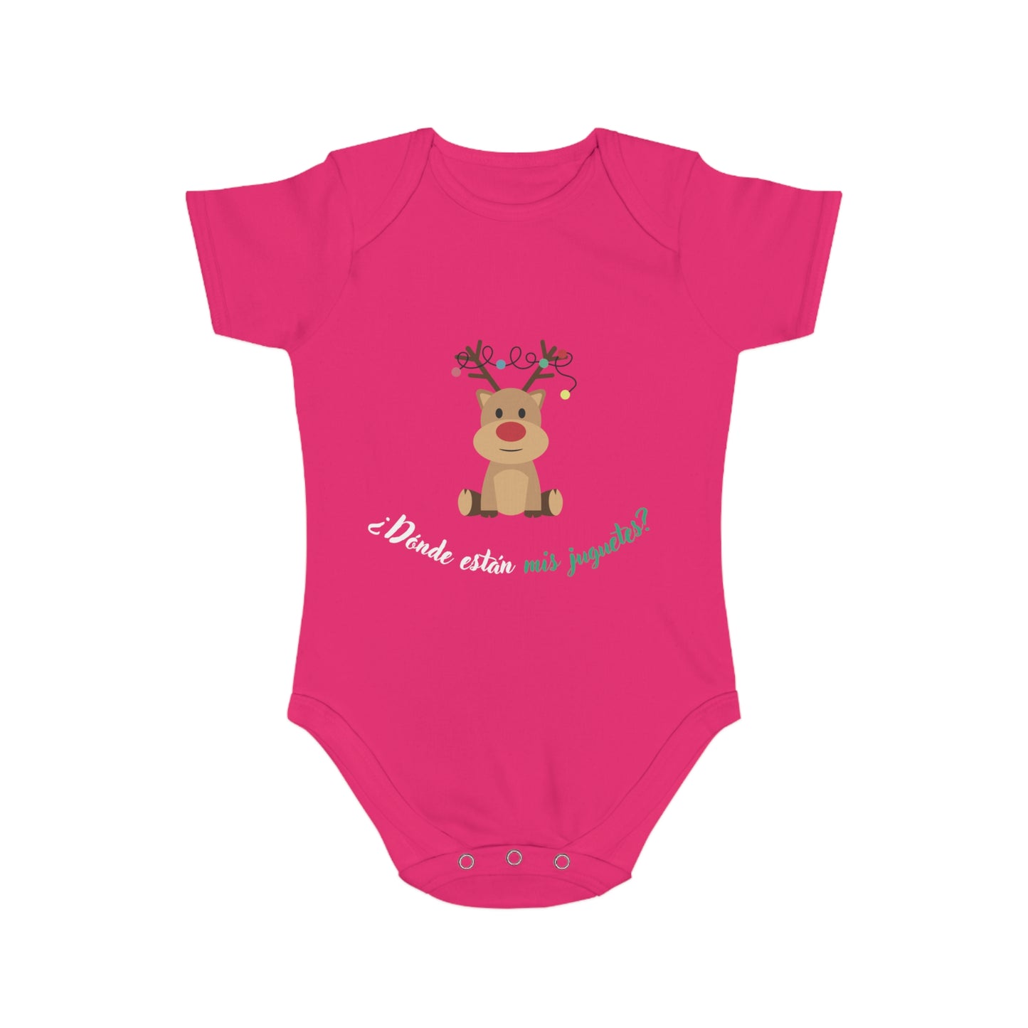 Mis Juguetes Short Sleeve Baby Bodysuit