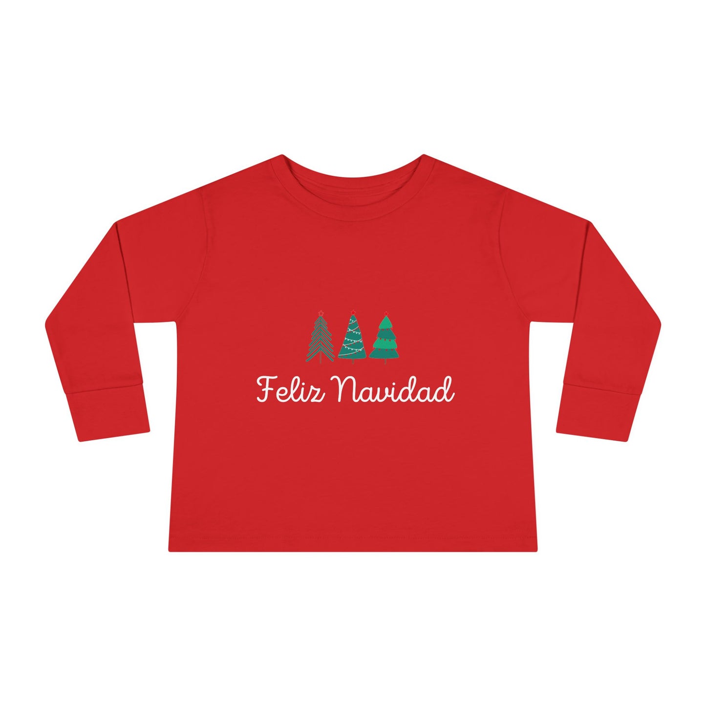 Feliz Navidad Toddler Long Sleeve Tee