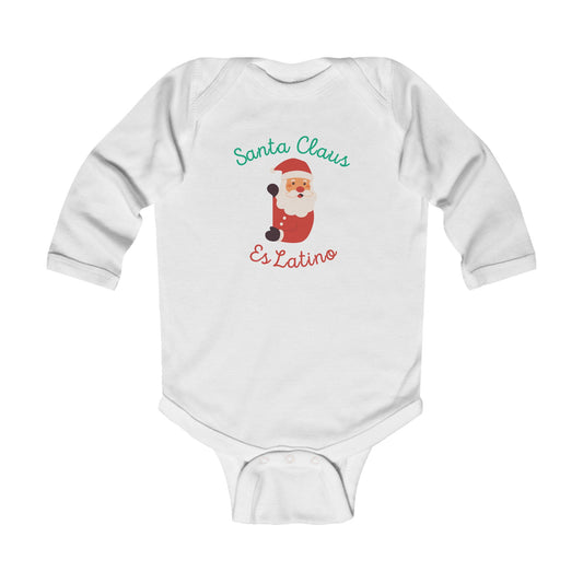 Santa Claus Infant Long Sleeve Bodysuit