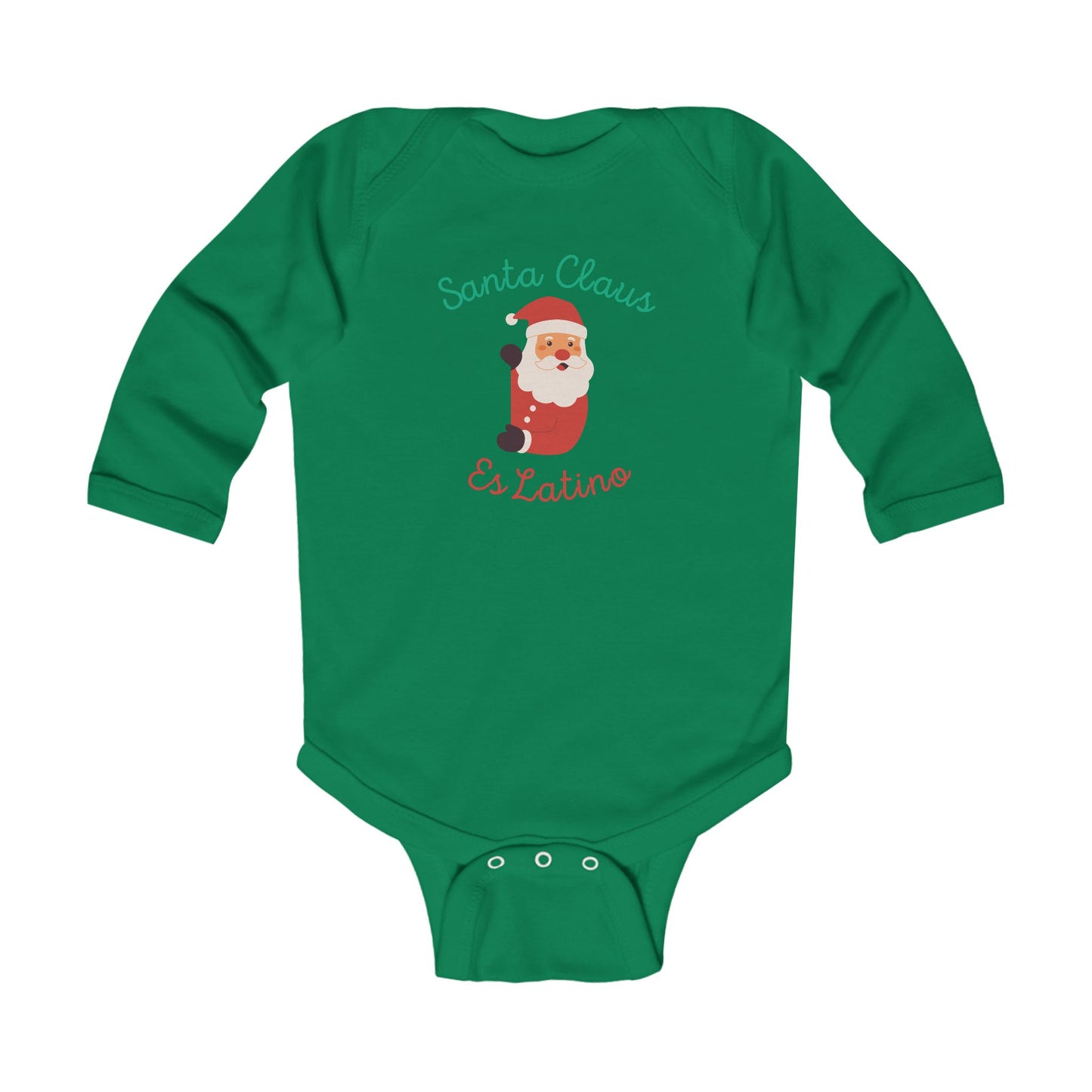 Santa Claus Infant Long Sleeve Bodysuit