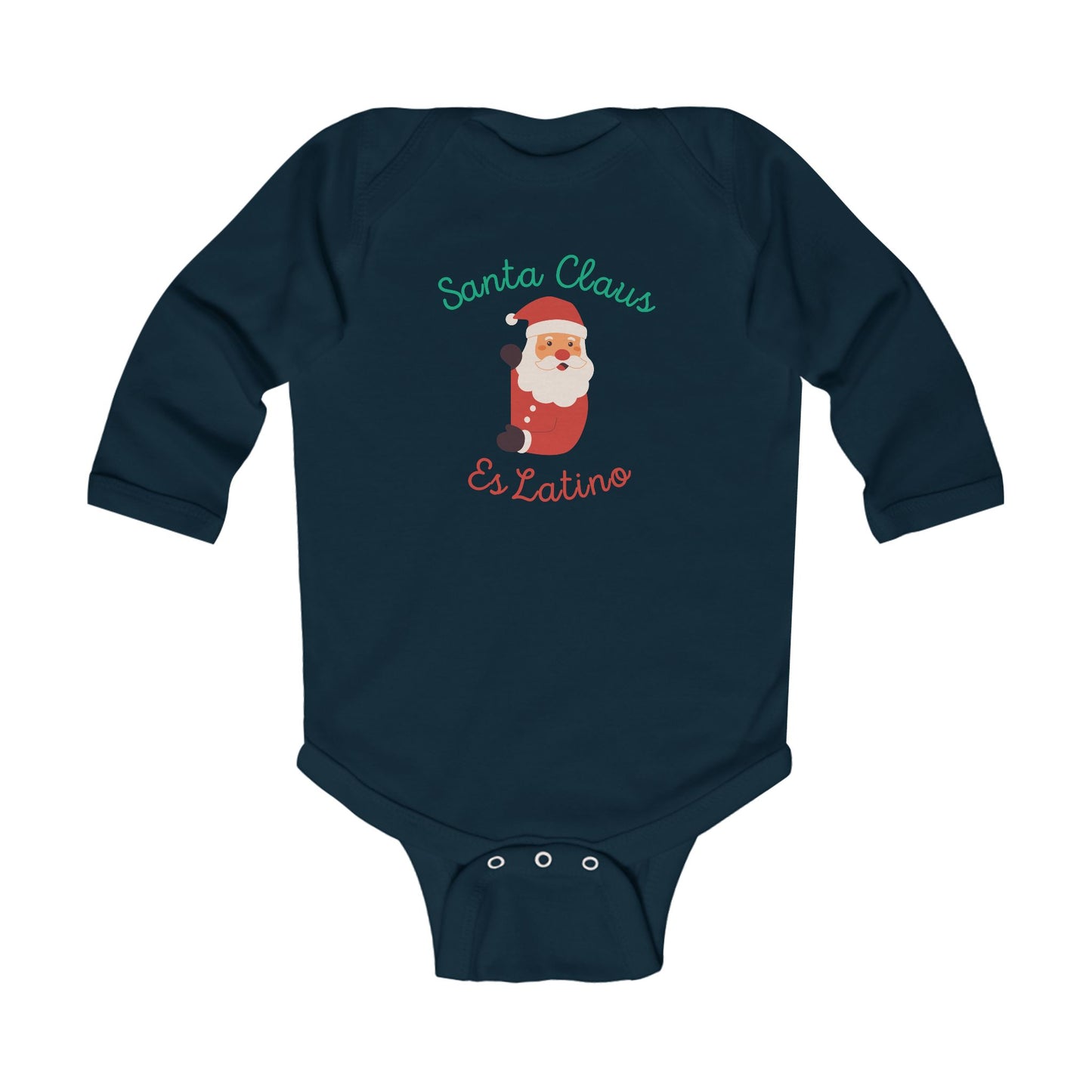 Santa Claus Infant Long Sleeve Bodysuit