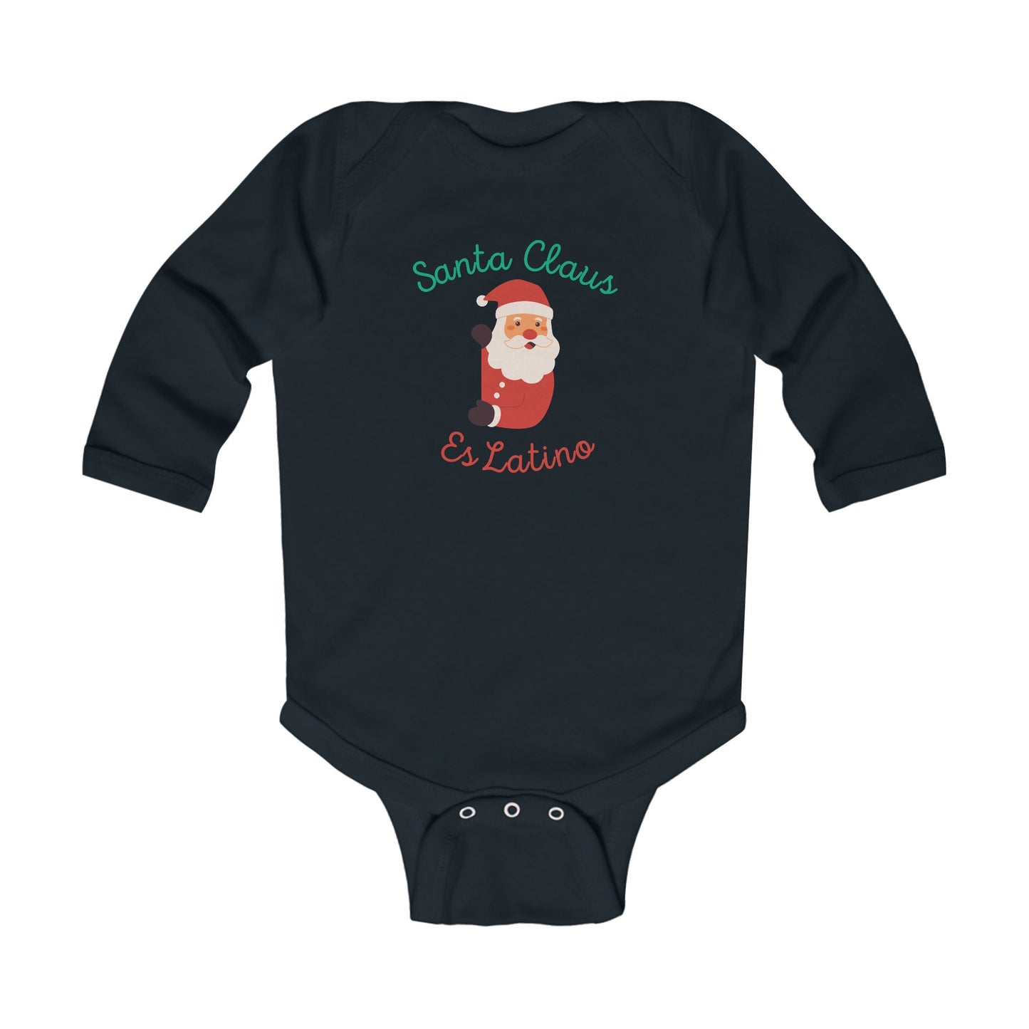Santa Claus Infant Long Sleeve Bodysuit