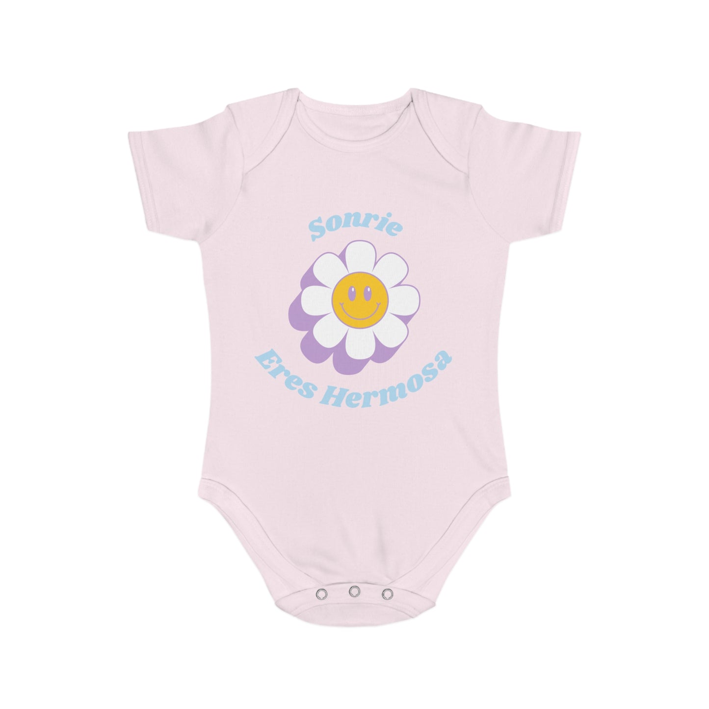 Sonrie Short Sleeve Baby Bodysuit