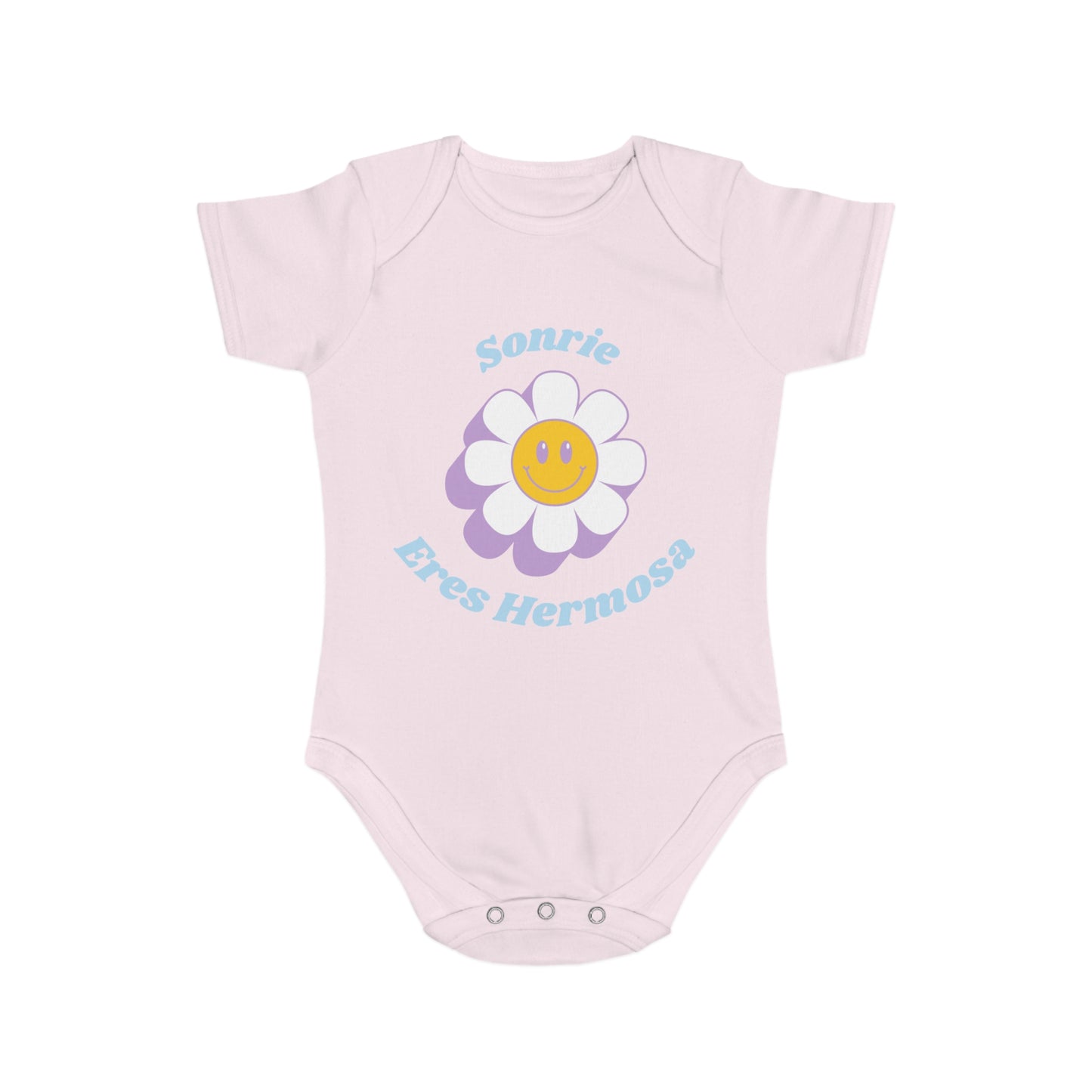 Hablas Español Short Sleeve Baby Bodysuit