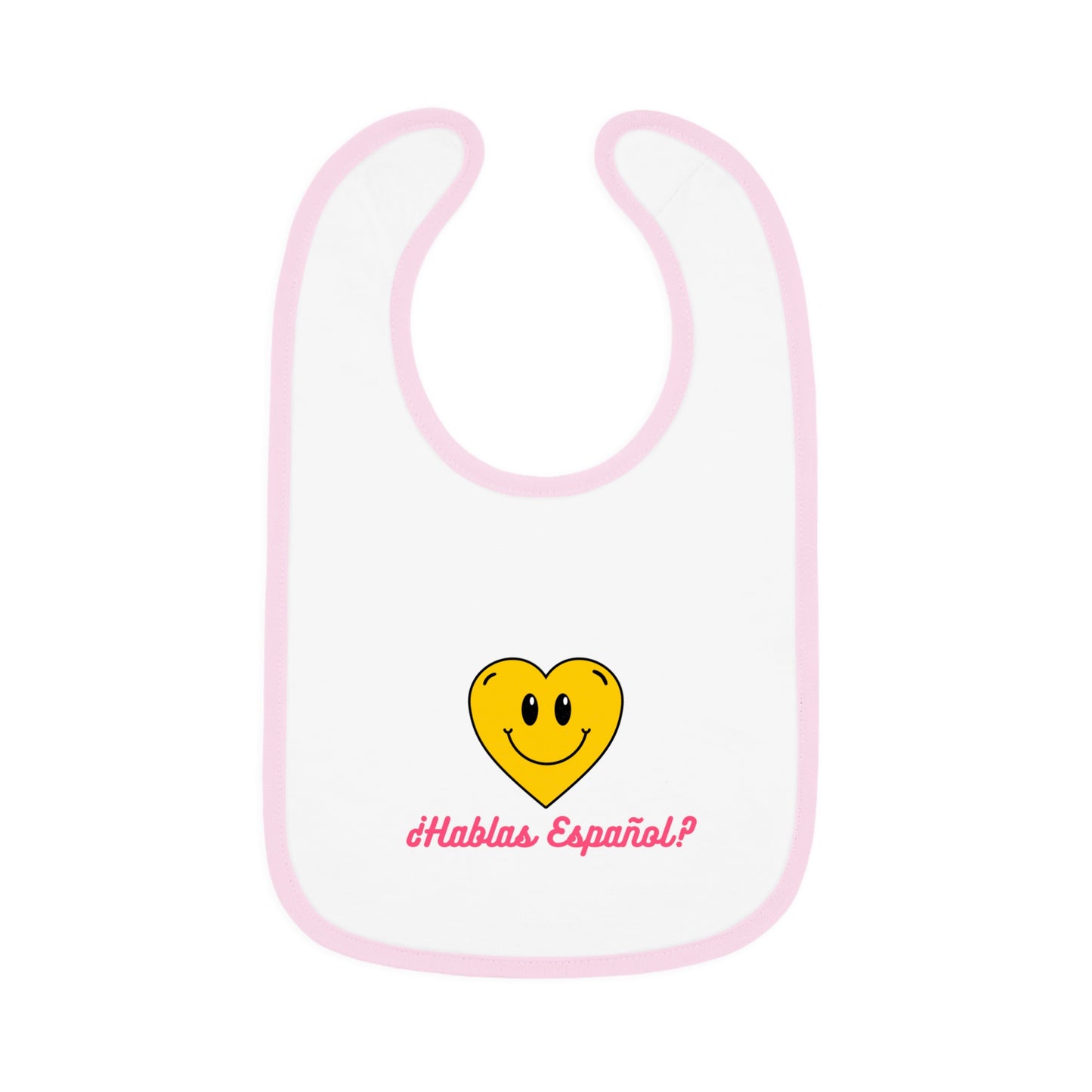 Español Baby Contrast Trim Jersey Bib
