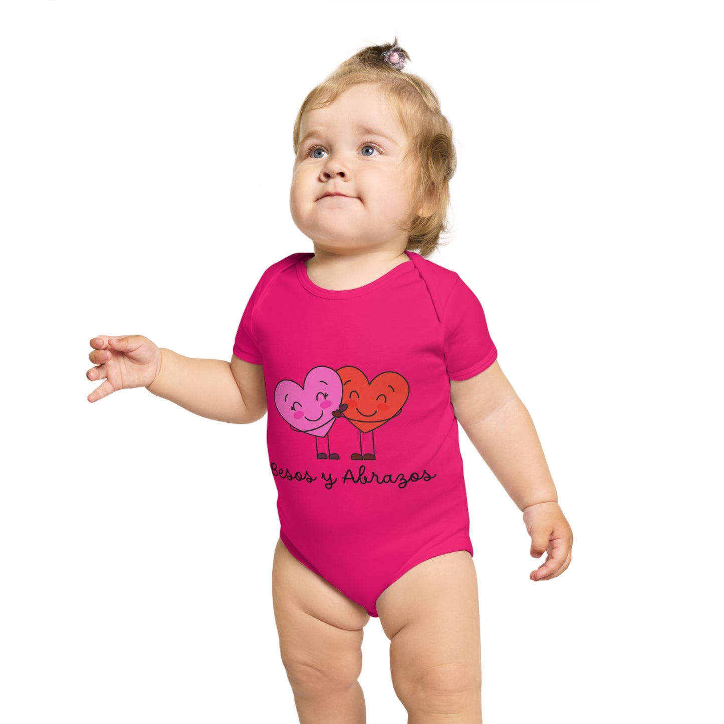 Besos Short Sleeve Baby Bodysuit