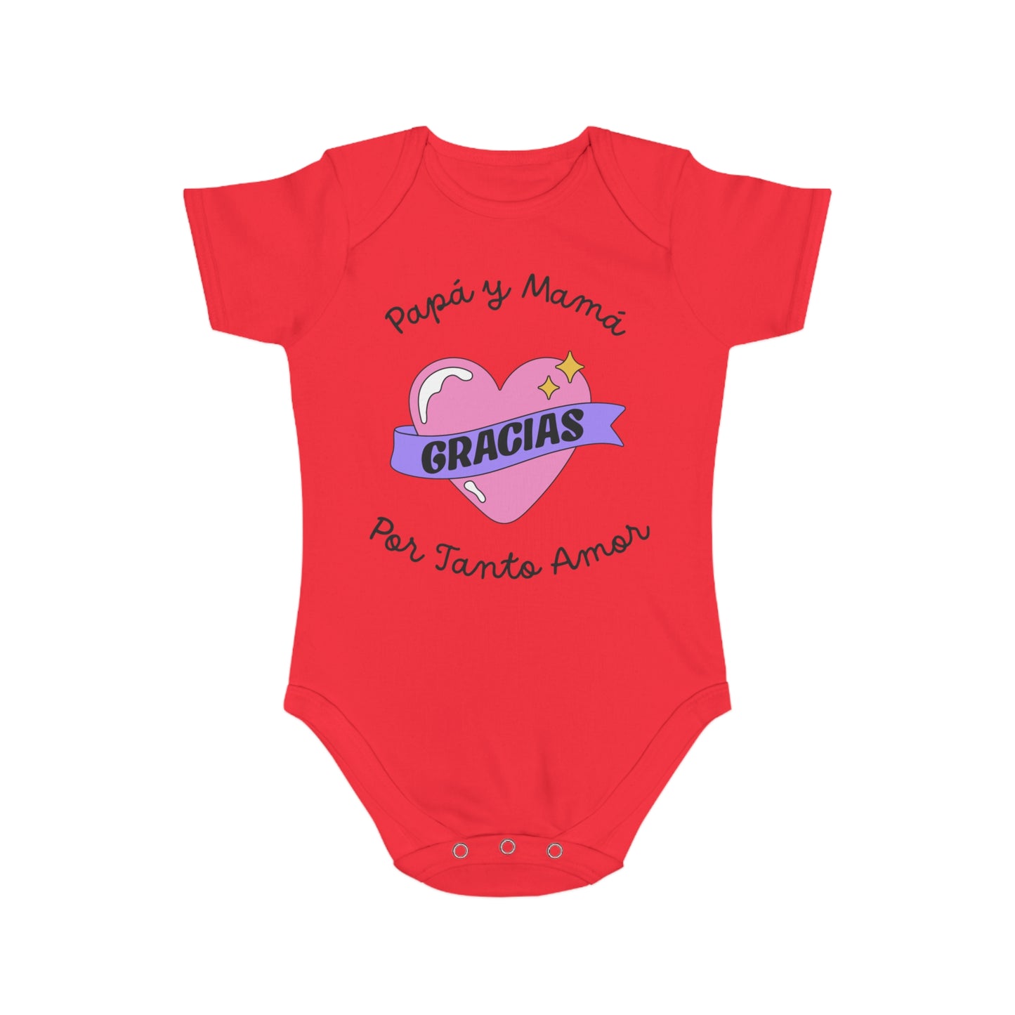 Gracias Short Sleeve Baby Bodysuit