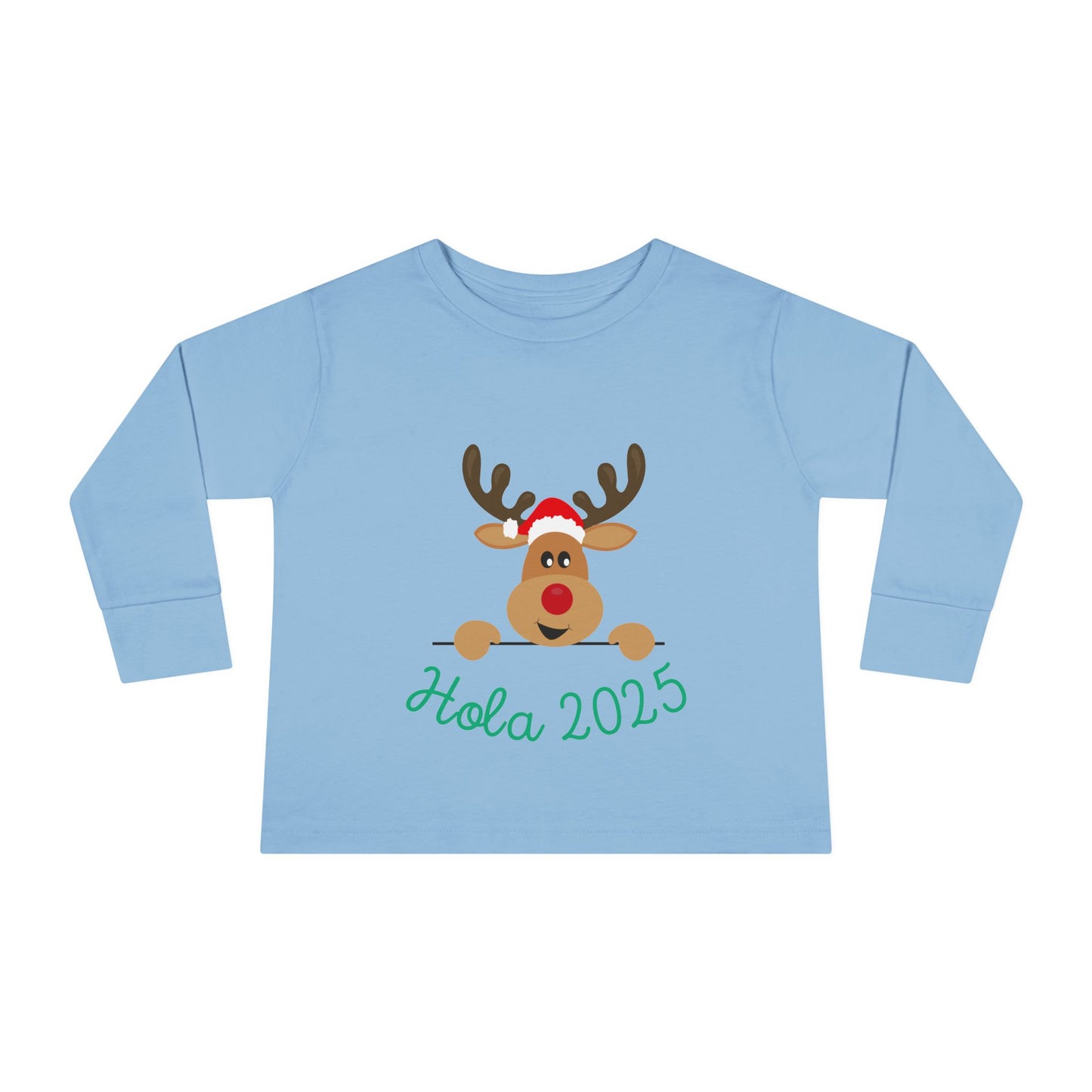 Hola 2025 Toddler Long Sleeve Tee