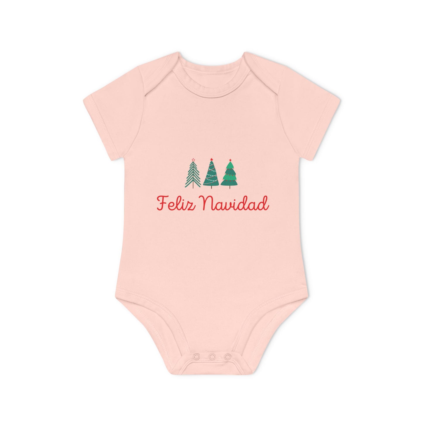 Feliz Navidad Baby Organic Short Sleeve Bodysuit