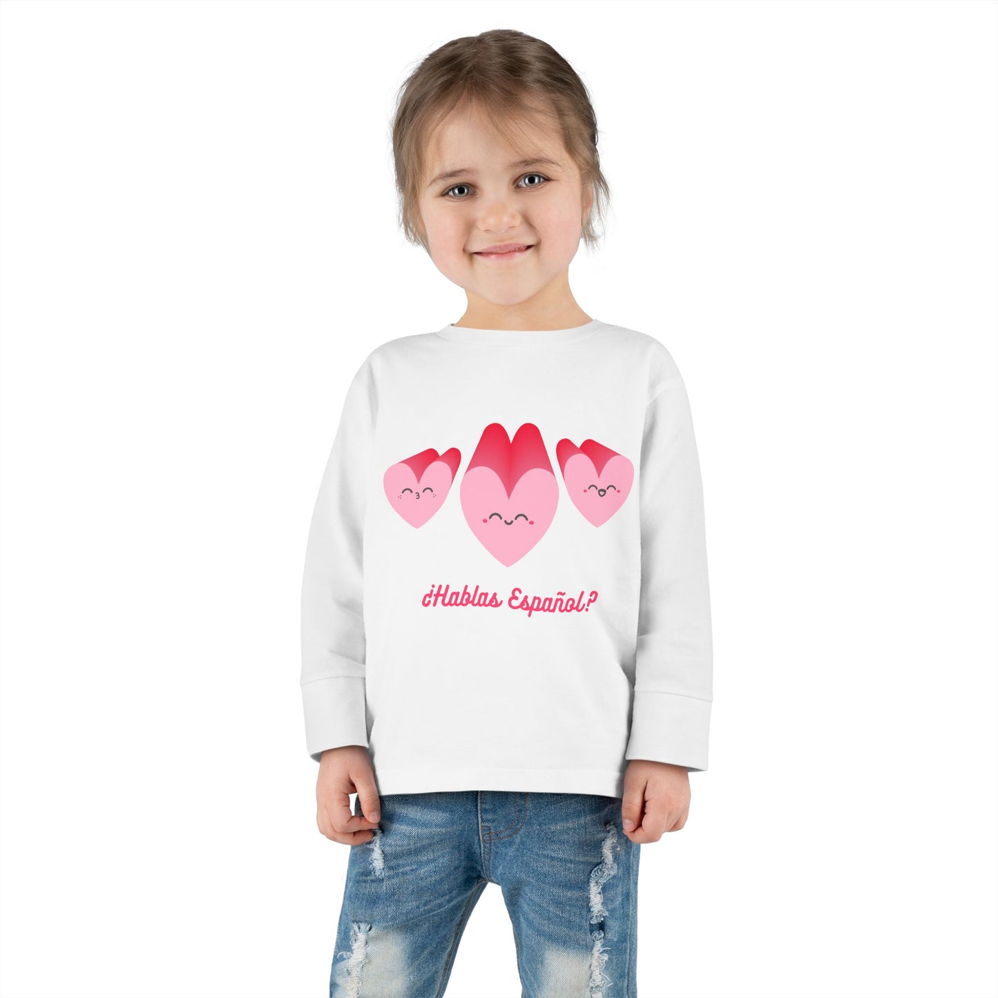 Hablas Toddler Long Sleeve Tee