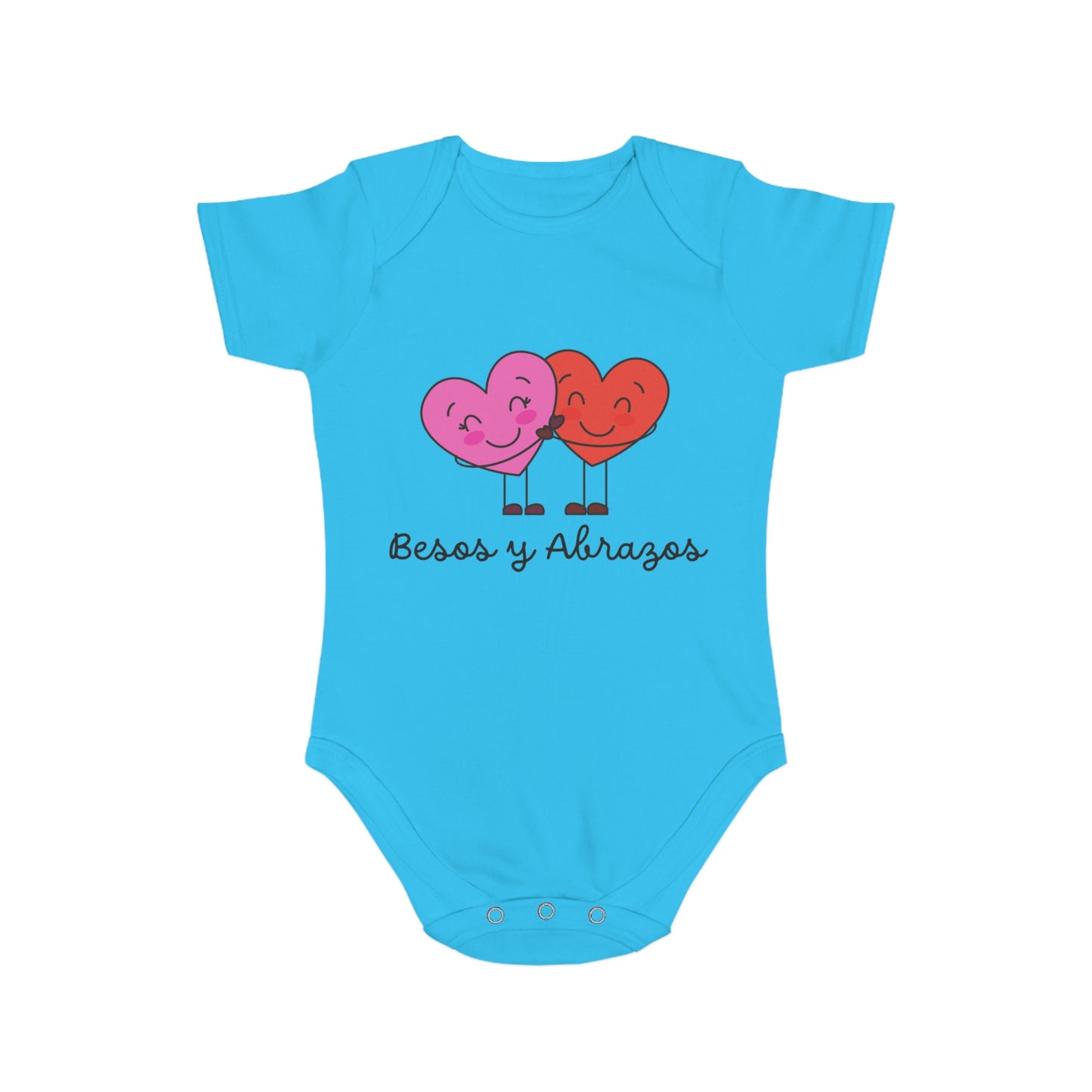 Besos Short Sleeve Baby Bodysuit