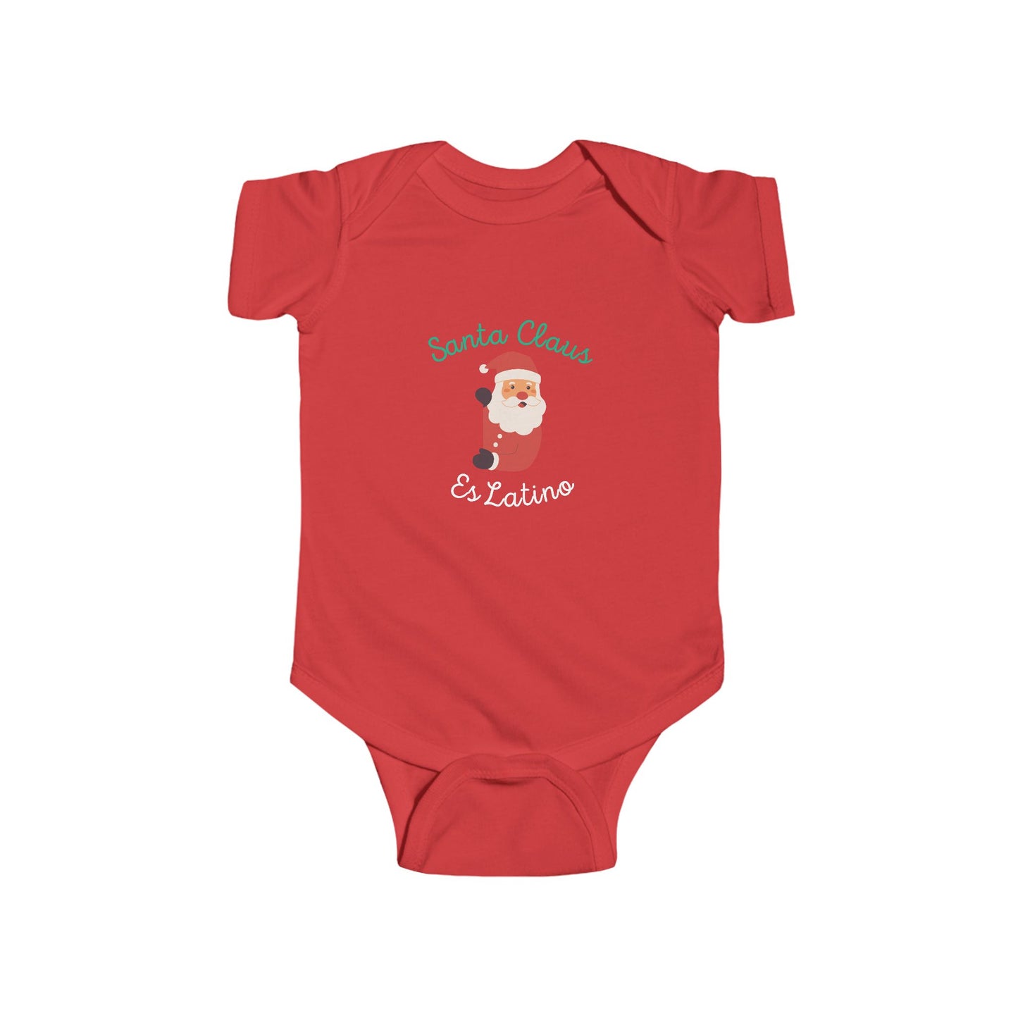 Santa Claus Red Infant Fine Jersey Bodysuit